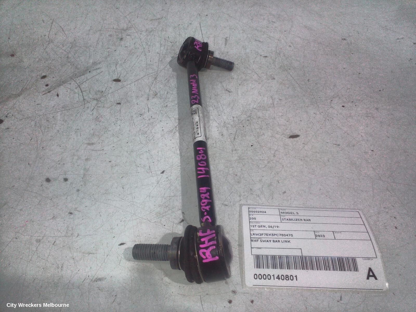 TESLA MODEL 3 2023 Stabiliser Bar