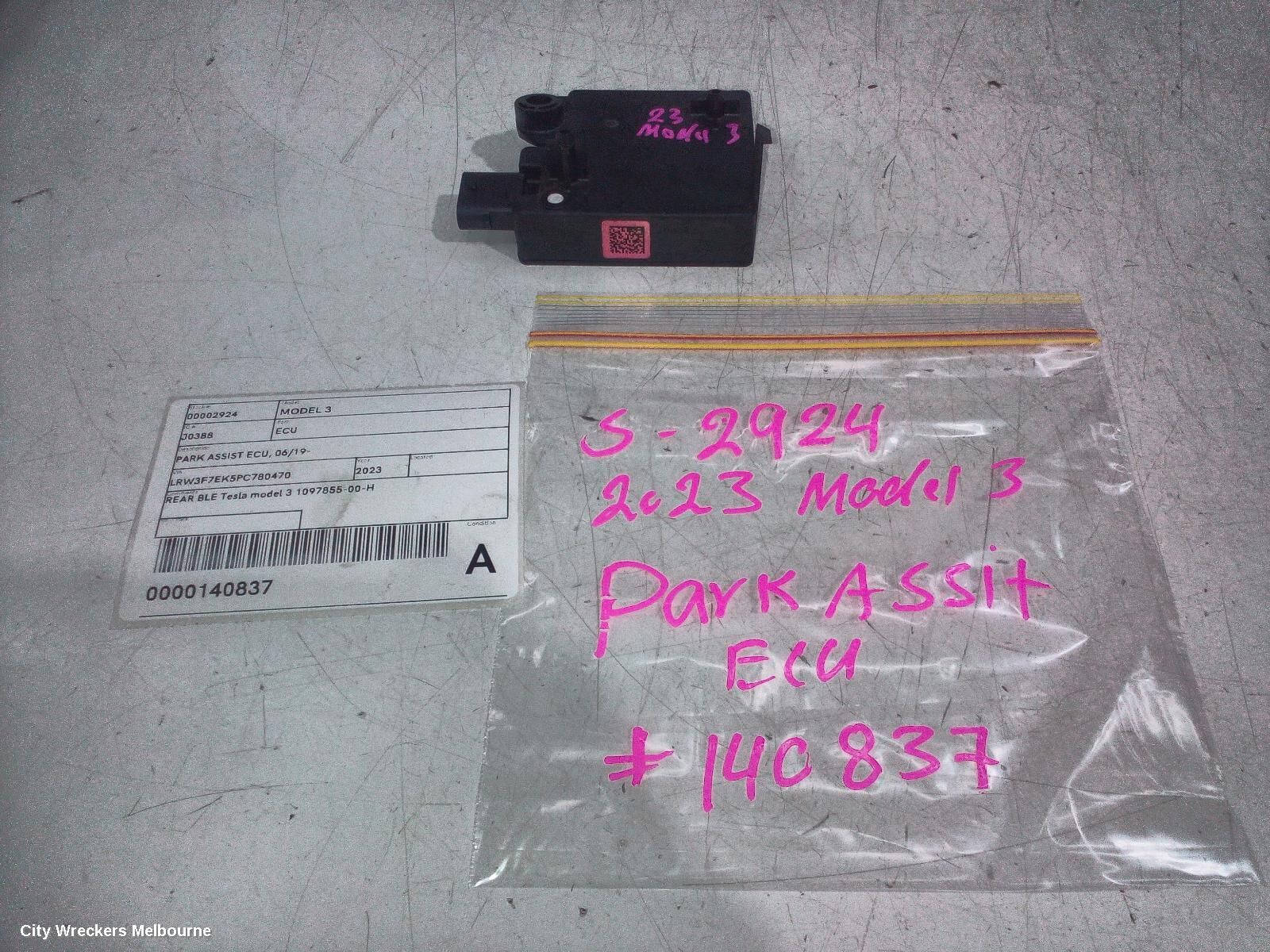 TESLA MODEL 3 2023 Ecu