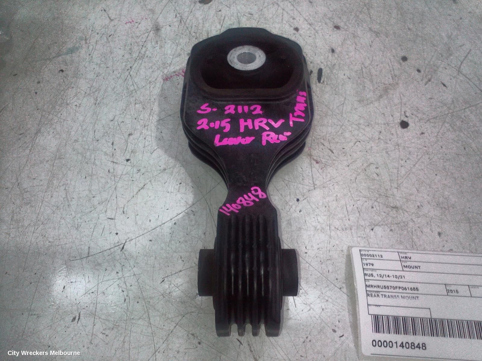 HONDA HRV 2015 Mount