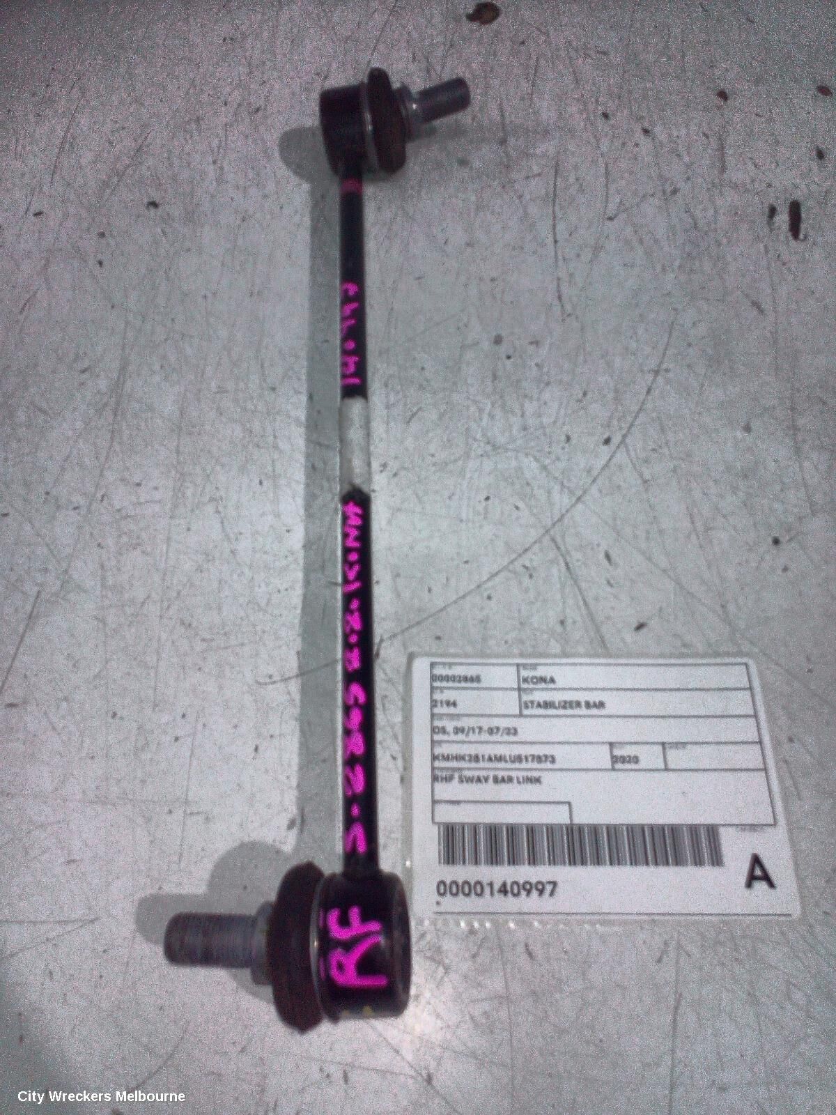 HYUNDAI KONA 2020 Stabiliser Bar