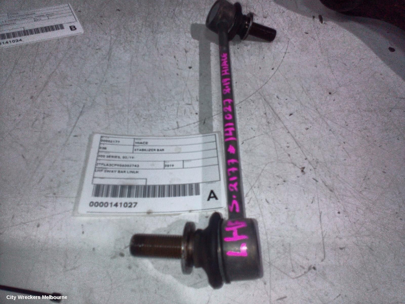 TOYOTA HIACE 2019 Stabiliser Bar