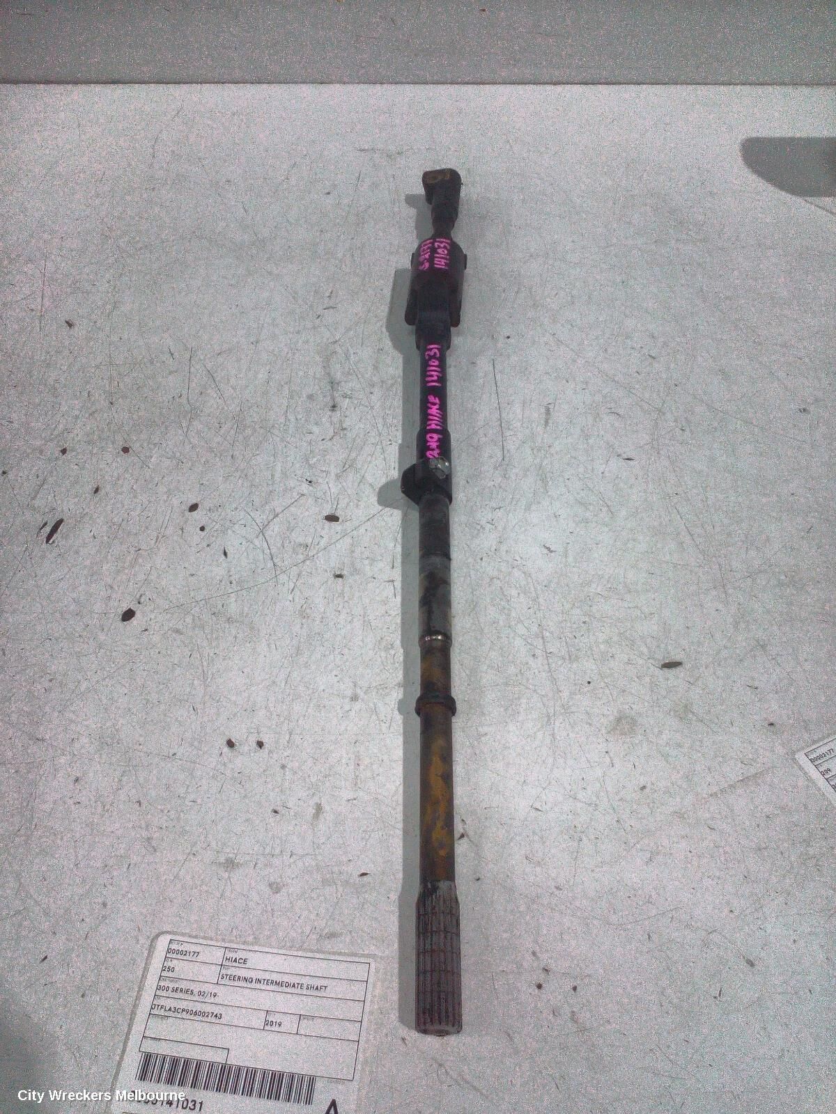 TOYOTA HIACE 2019 STEERING INTERMEDIATE SHAFT