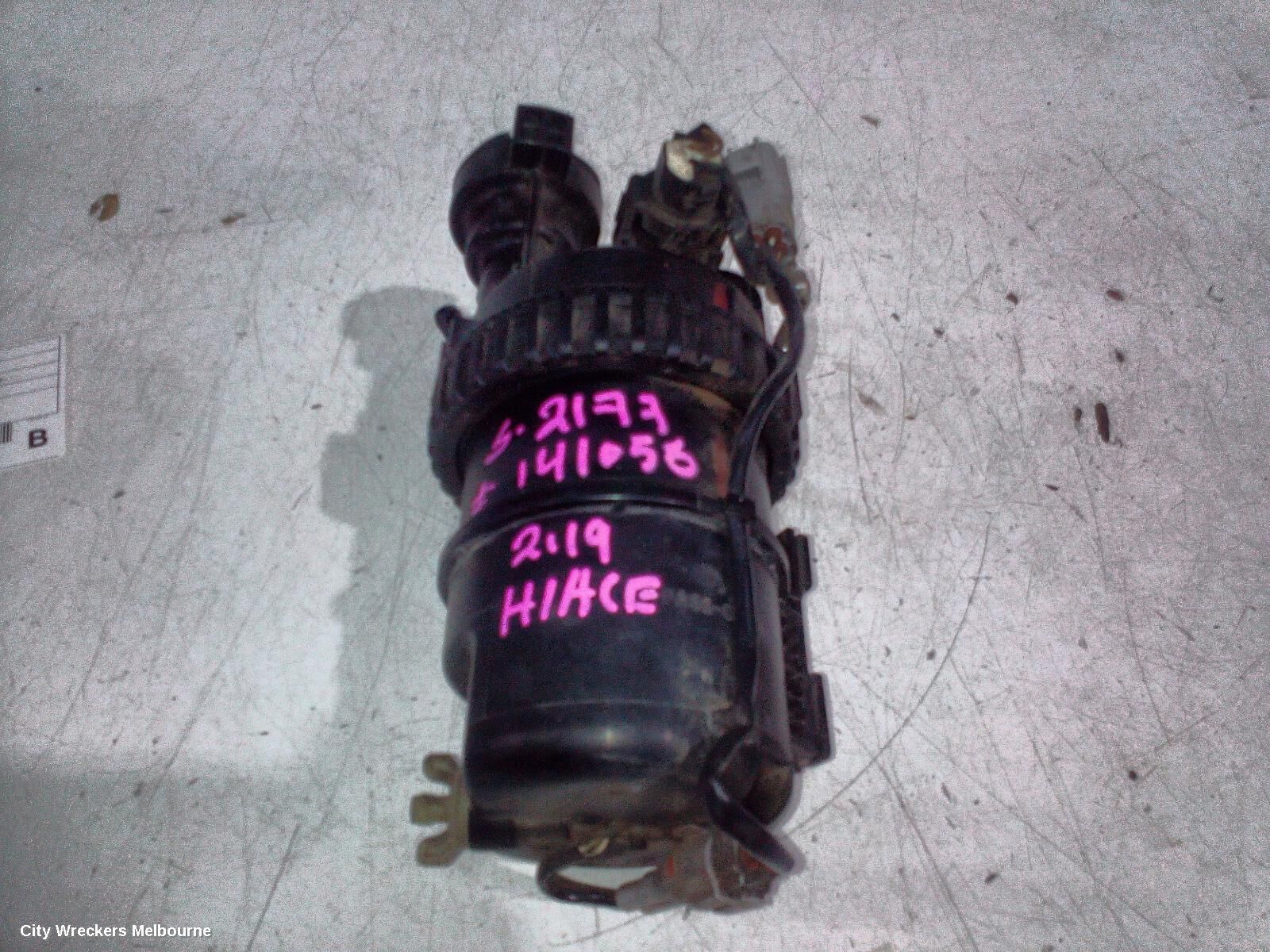 TOYOTA HIACE 2019 Fuel Filter Housing