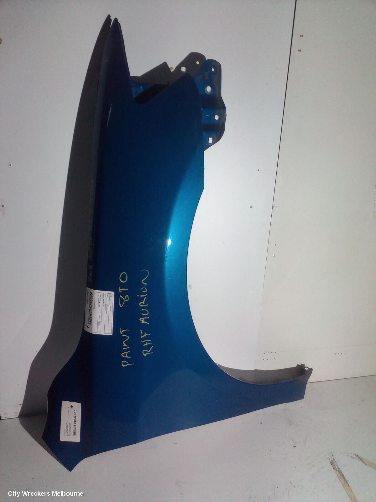 TOYOTA AURION 2008 Right Guard