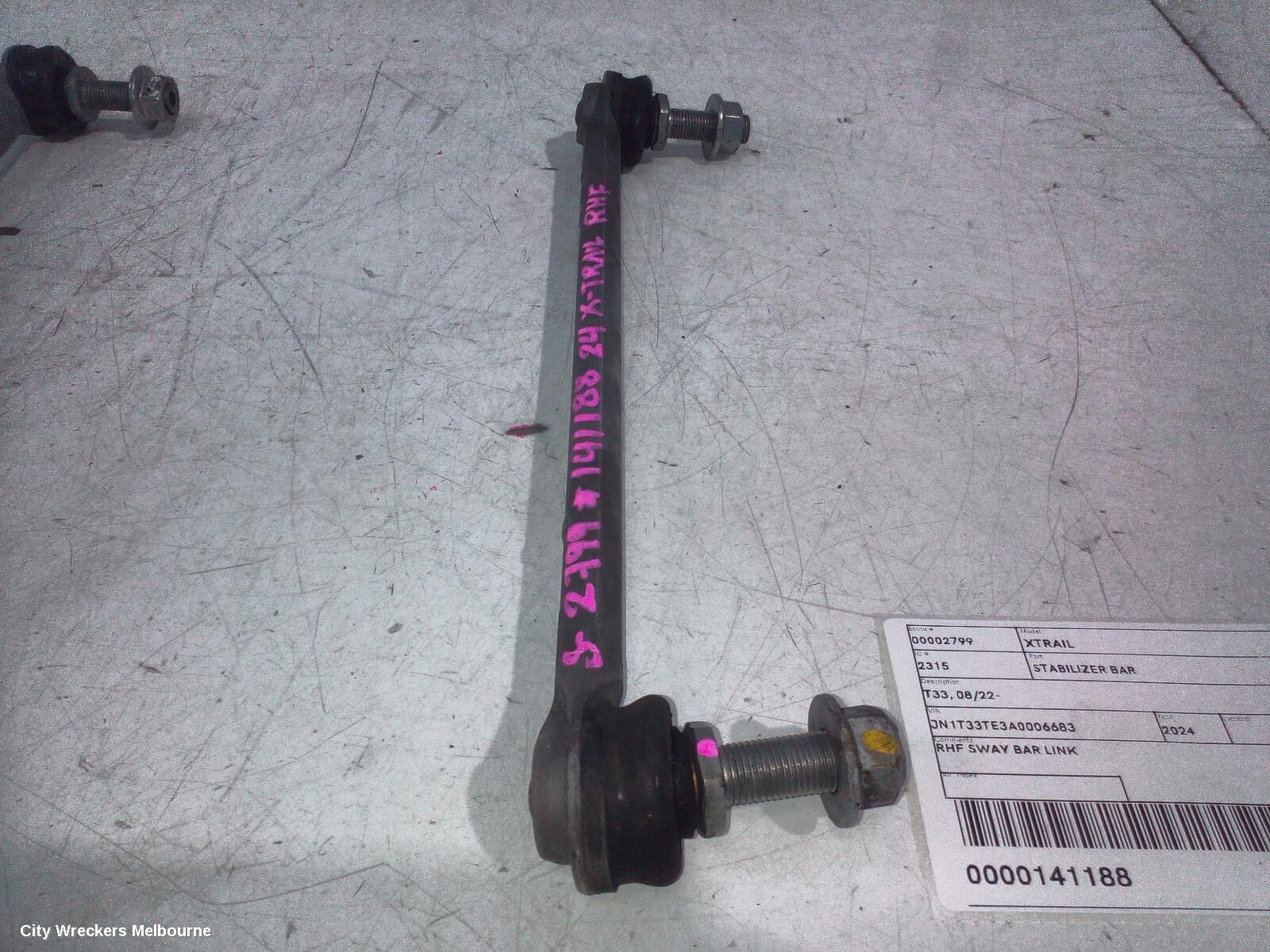 NISSAN XTRAIL 2024 Stabiliser Bar