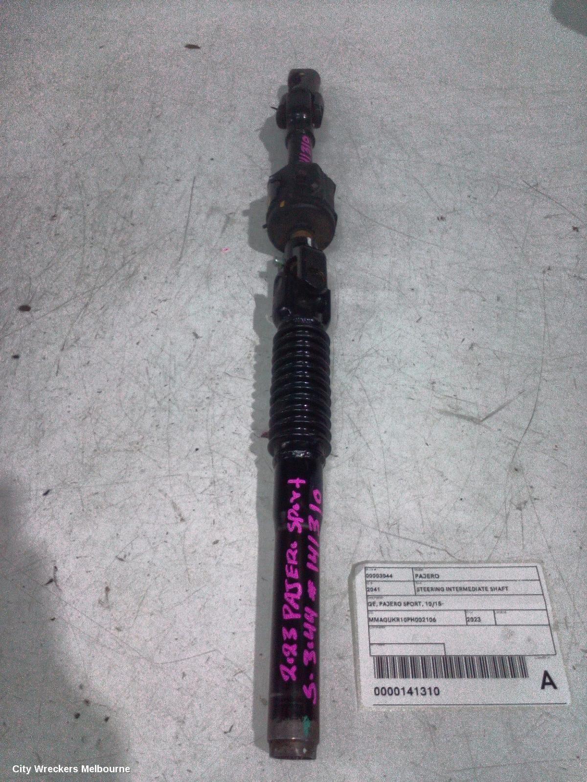 MITSUBISHI PAJERO 2023 STEERING INTERMEDIATE SHAFT