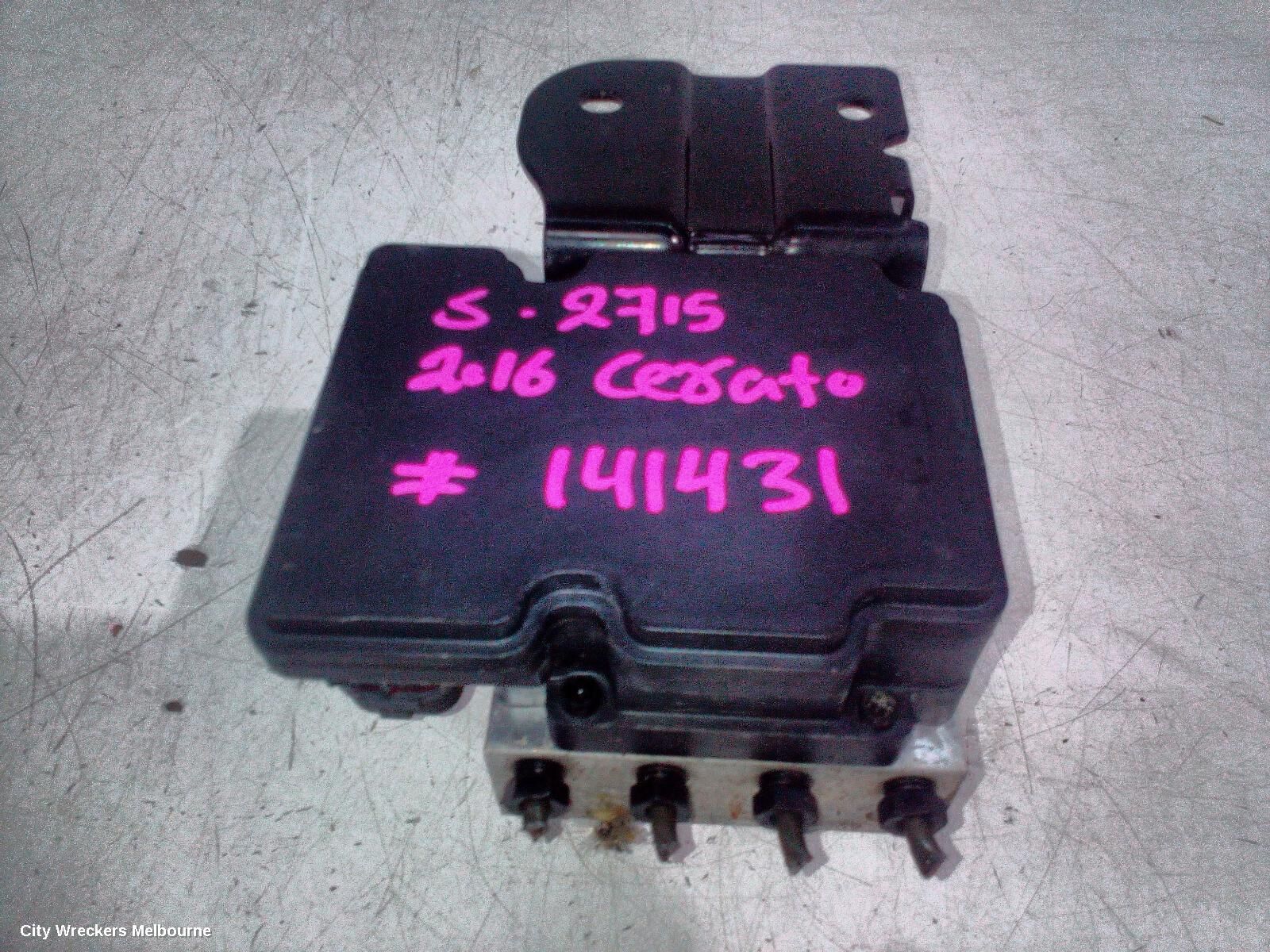 KIA CERATO 2016 Abs Pump/Modulator
