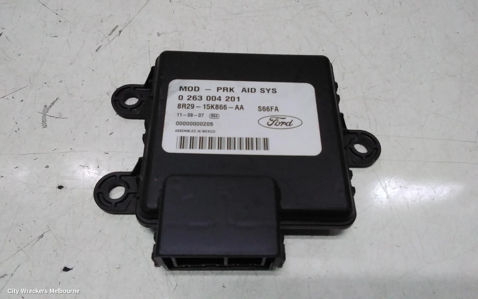 FORD FALCON, FG MKI-MKII, REVERSE PARKING SENSOR, SEDAN, 05/08-09/14, P/N: 8R29-15K866-AA (PARKING SENSOR CONTROL MODULE): 141458
