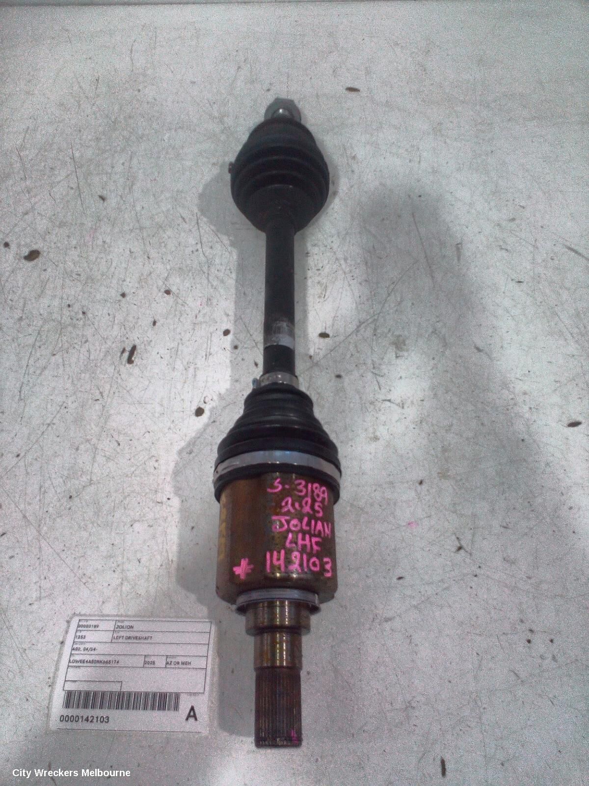 HAVAL JOLION 2025 Left Driveshaft