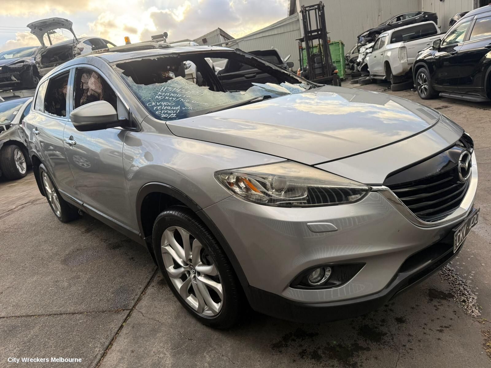 MAZDA CX9 2013 Right Door Mirror