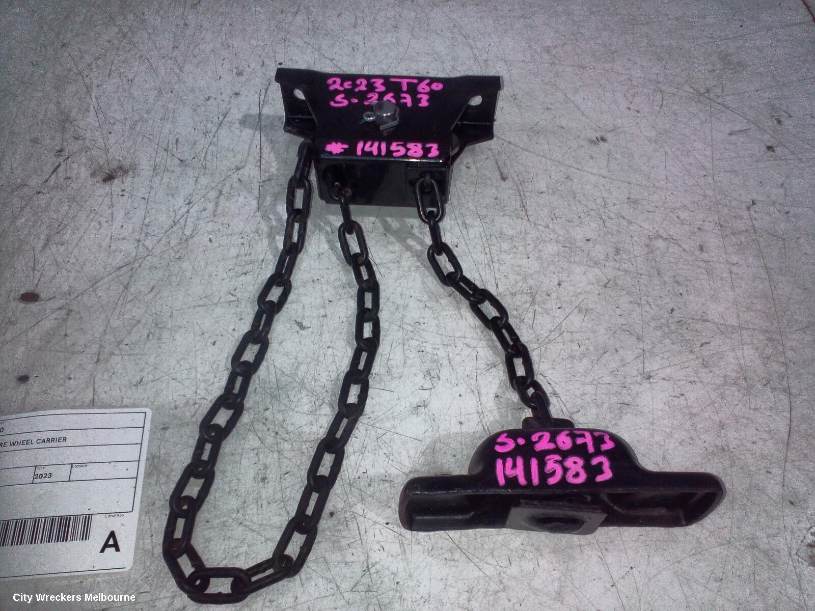 LDV T60 2023 Spare Wheel Carrier