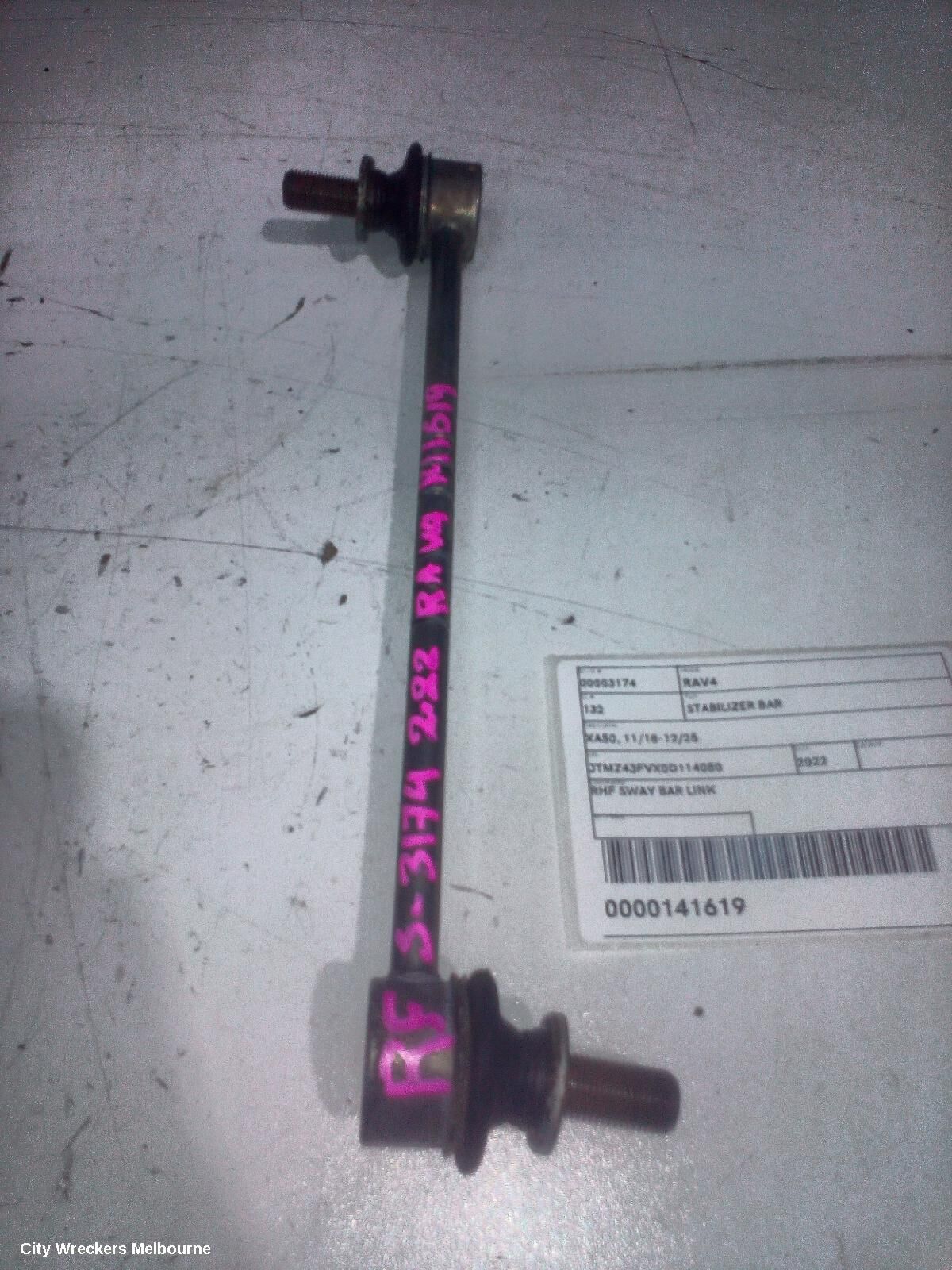 TOYOTA RAV4 2022 Stabiliser Bar