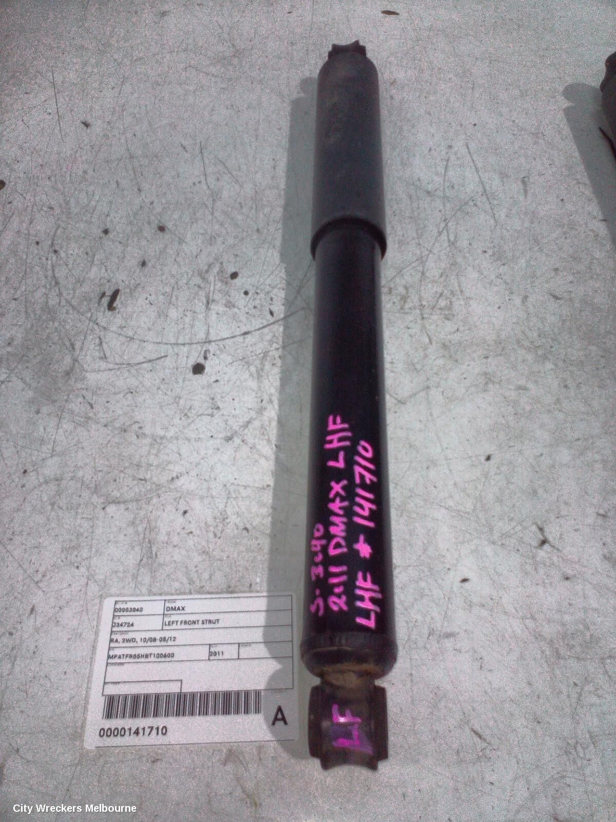 ISUZU DMAX 2011 Left Front Strut