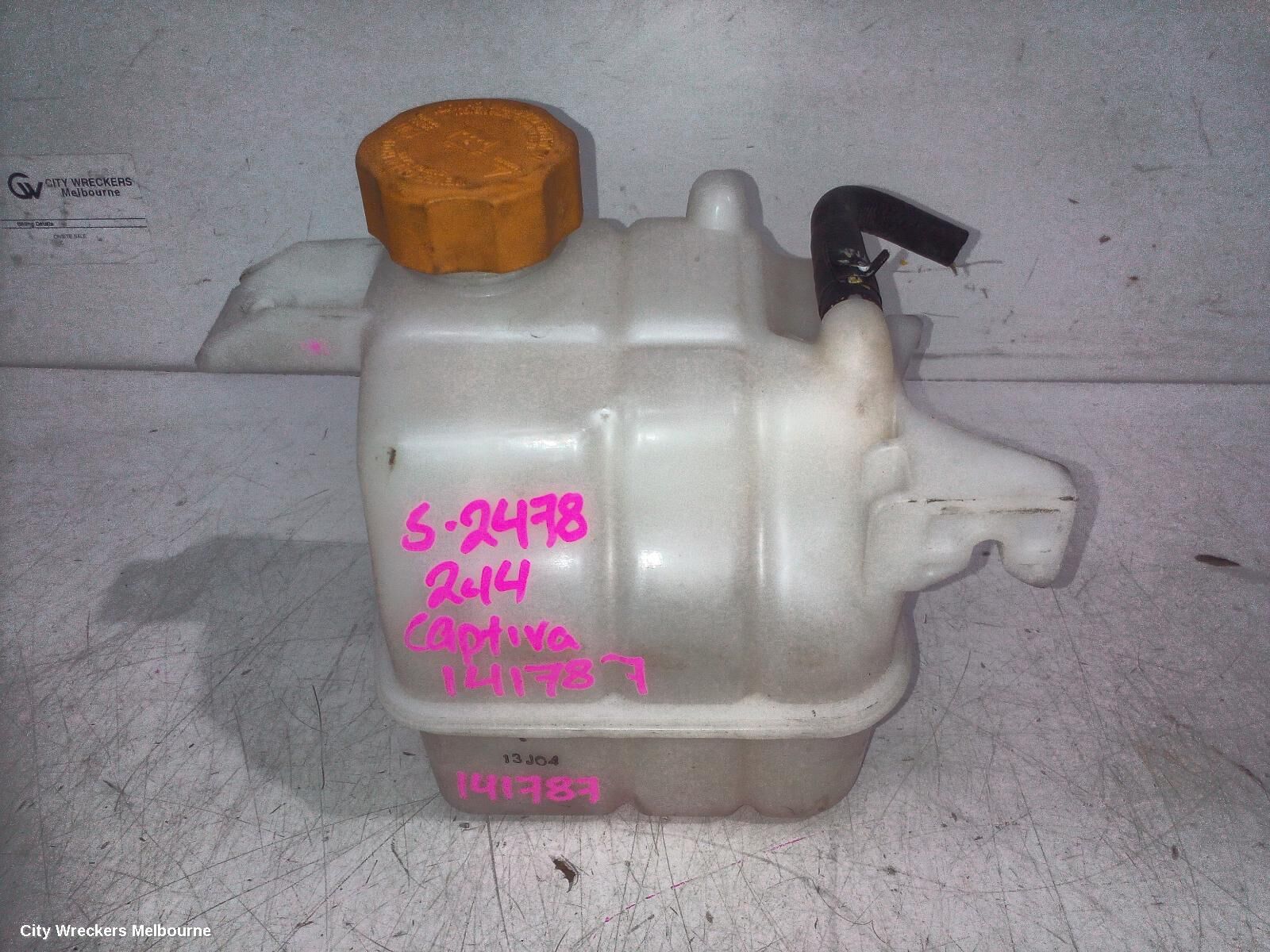HOLDEN CAPTIVA 2014 Overflow Bottle