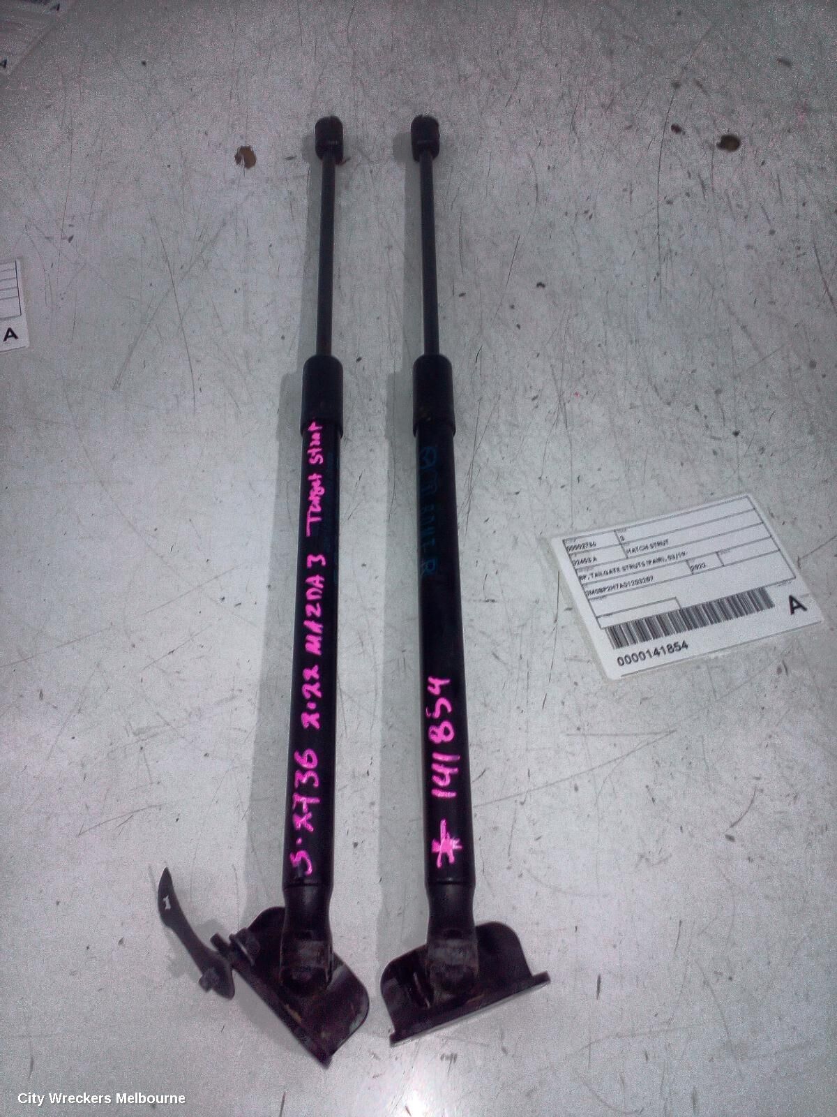 MAZDA 3 2022 Hatch Strut