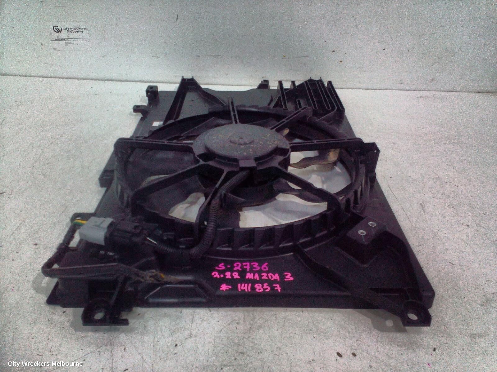 MAZDA 3 2022 Fan