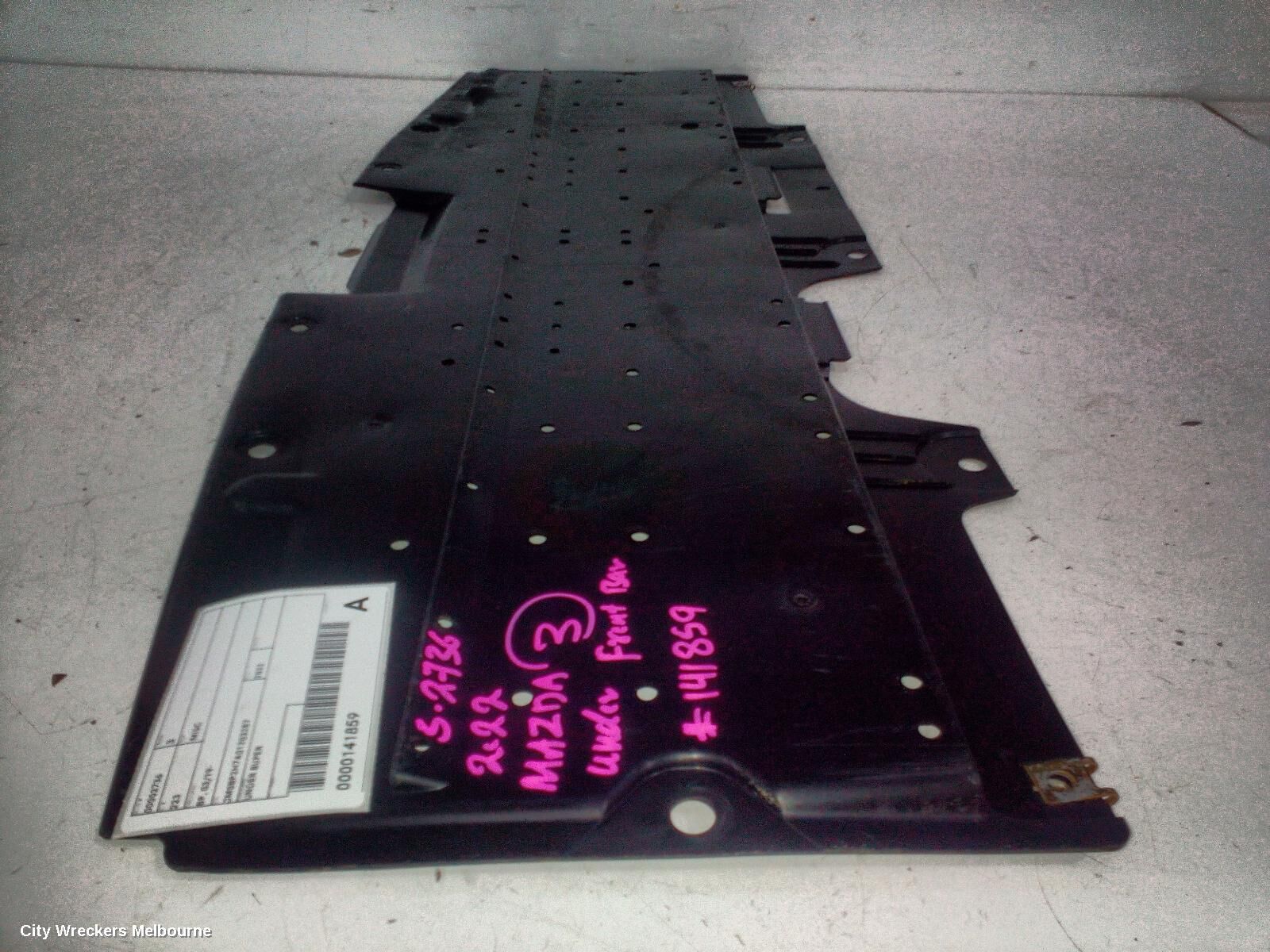 MAZDA 3, BP, 03/19-, UNDER BUPER: 141859
