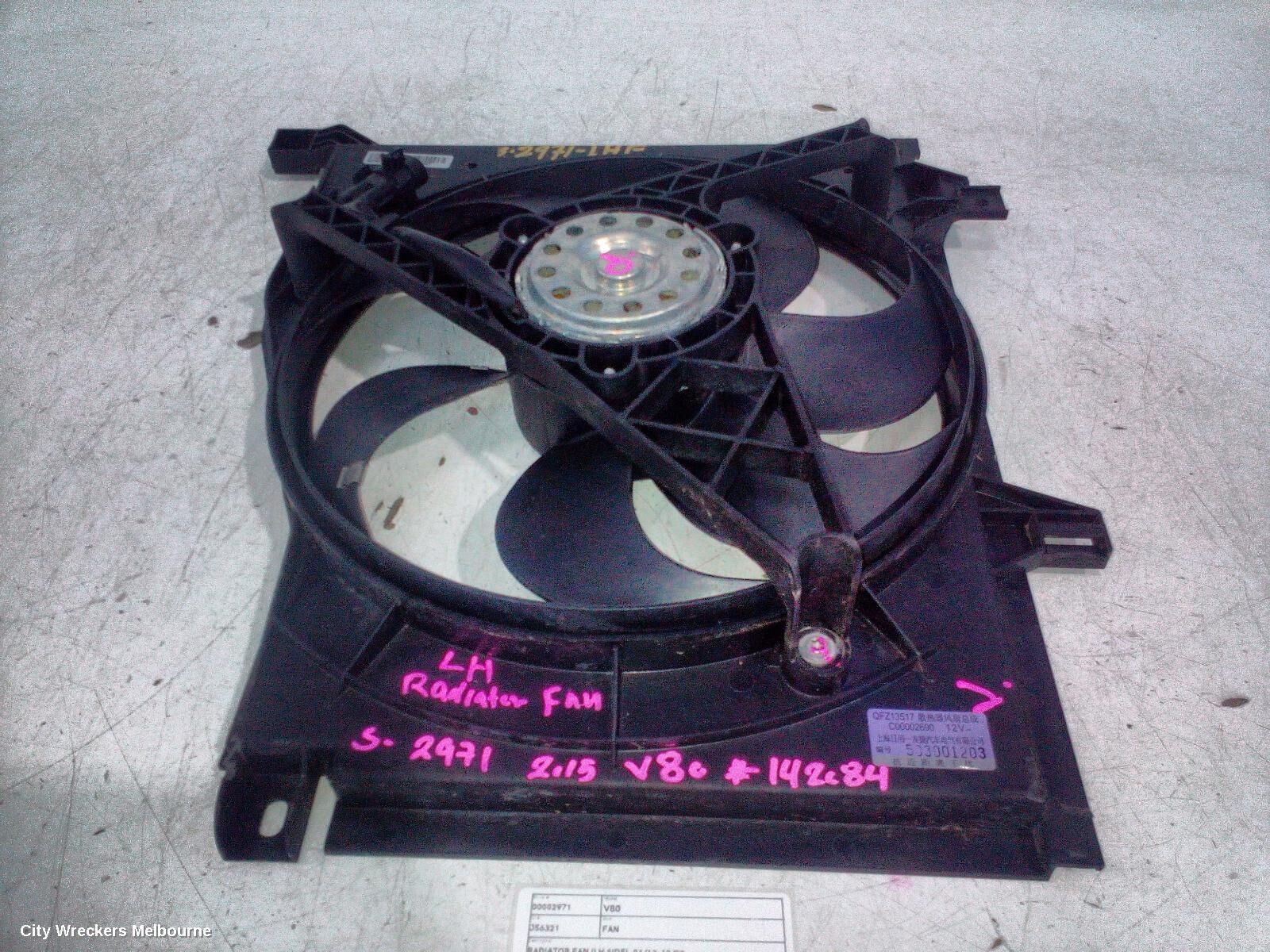 LDV V80 2015 Fan