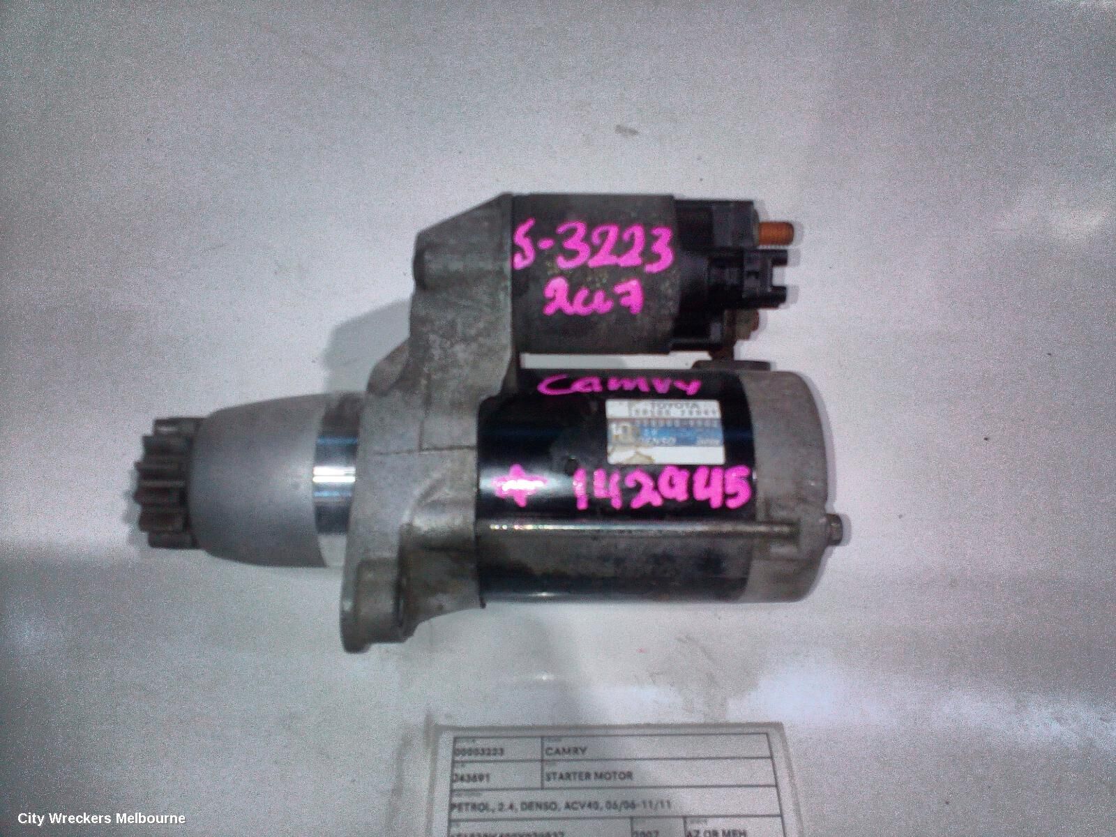 TOYOTA CAMRY 2007 Starter