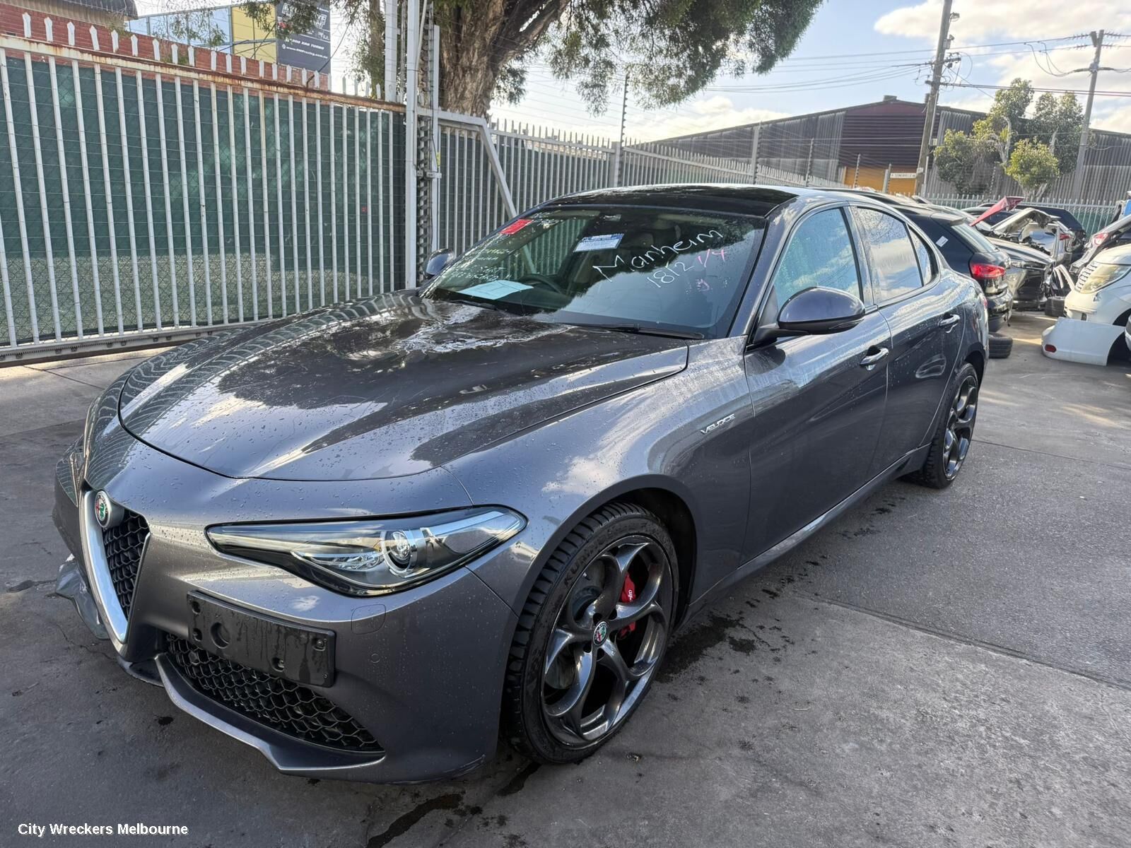 ALFA ROMEO GIULIA 2018 Right Rear Wnd Reg/Motor
