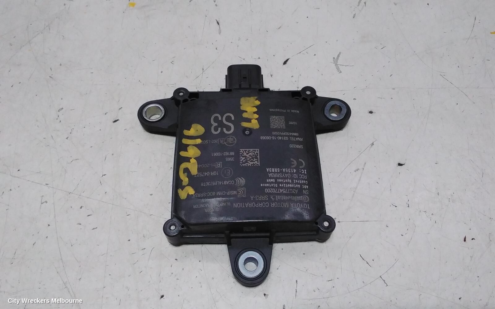 TOYOTA C-HR, GEN 1, 12/16-09/23, CCAB14LP5730T6 LHR BLIND SPOT MODULE: 142268