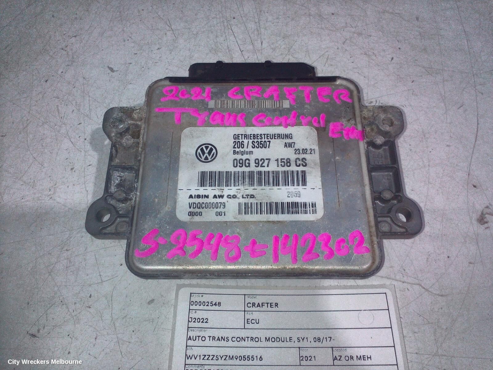 VOLKSWAGEN CRAFTER 2021 Ecu