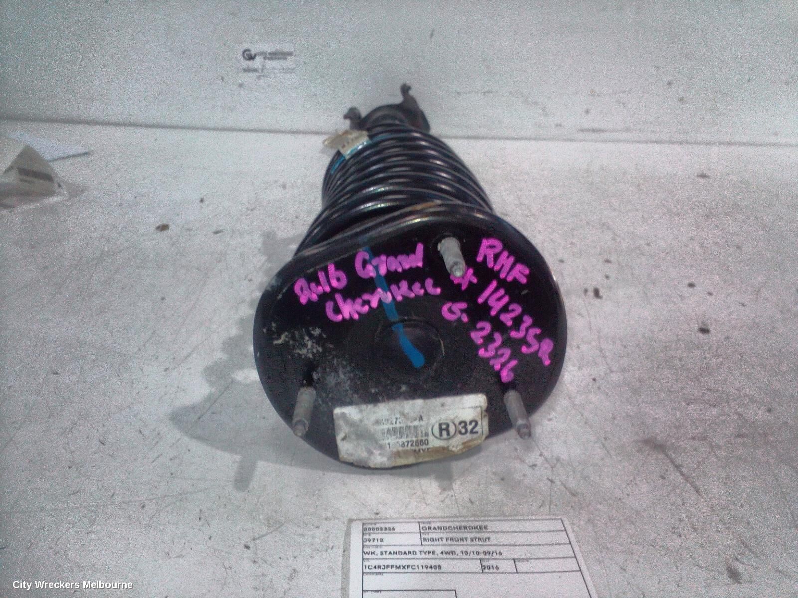 JEEP GRANDCHEROKEE 2016 Right Front Strut