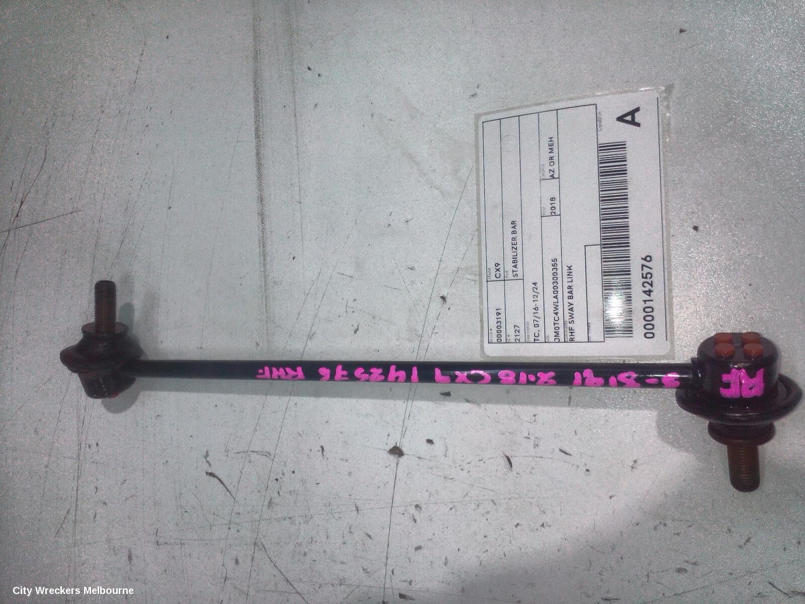 MAZDA CX9 2018 Stabiliser Bar