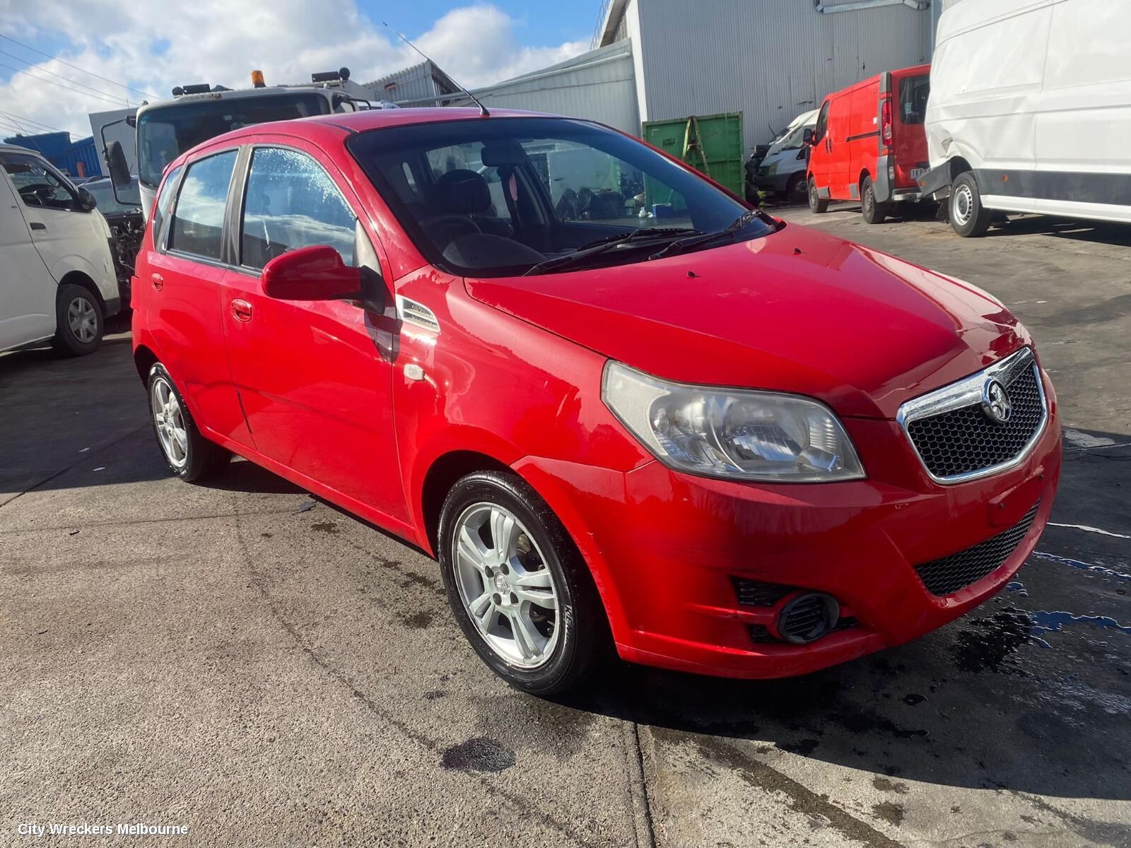 HOLDEN BARINA 2009 Right Front Door Window