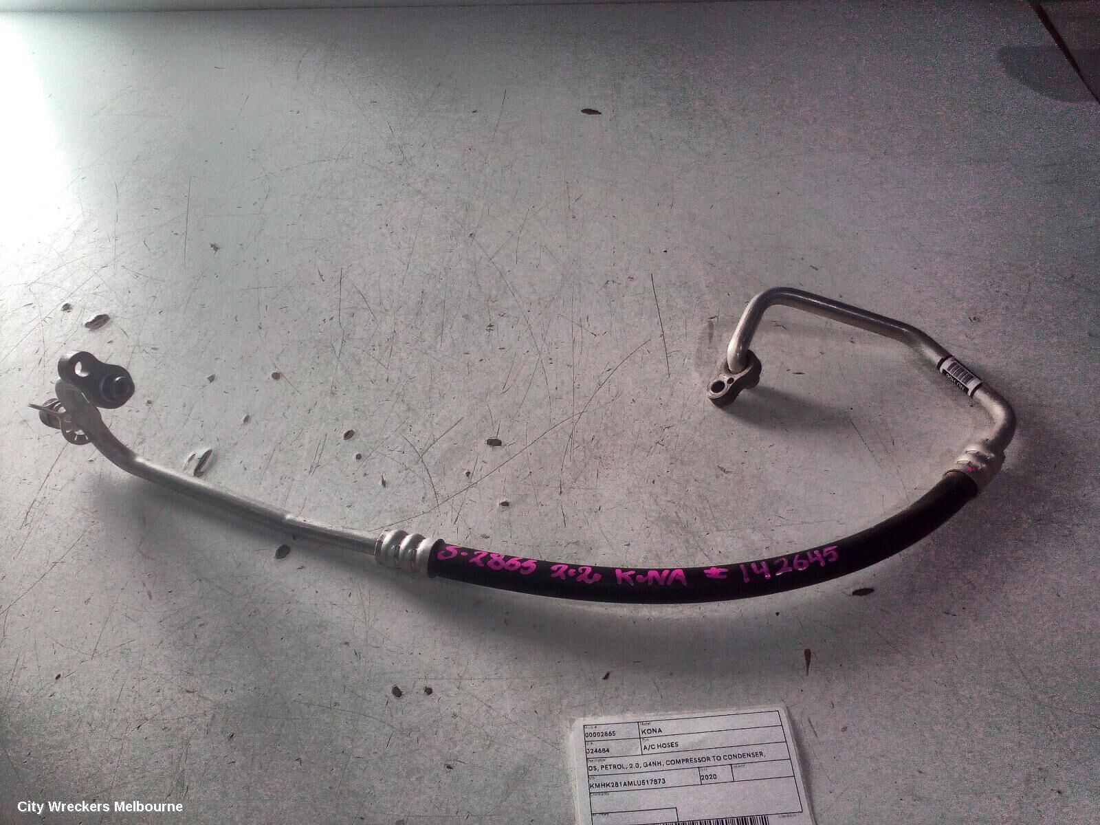 HYUNDAI KONA 2020 A/C Hoses