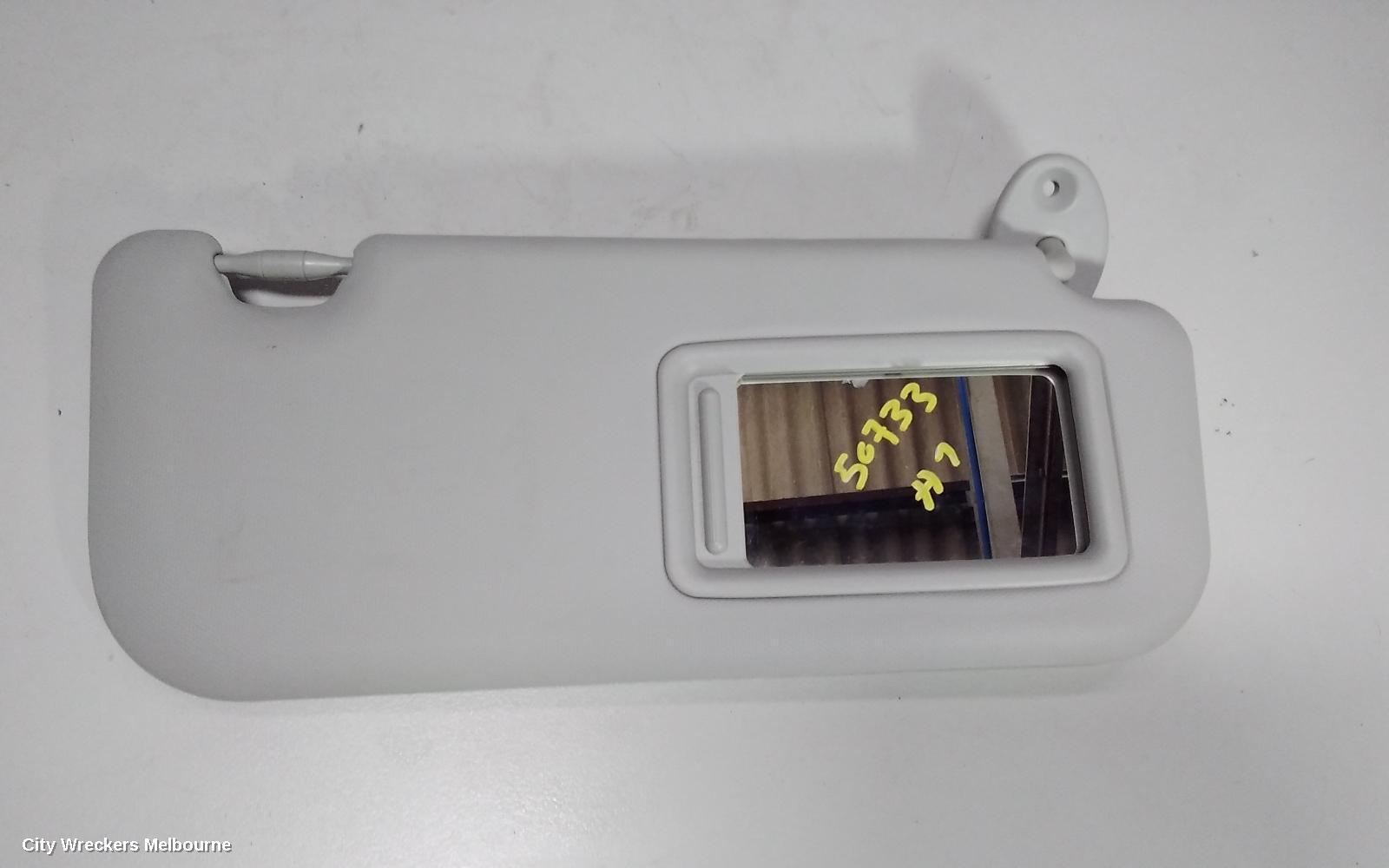 TOYOTA COROLLA 2013 Sunvisor