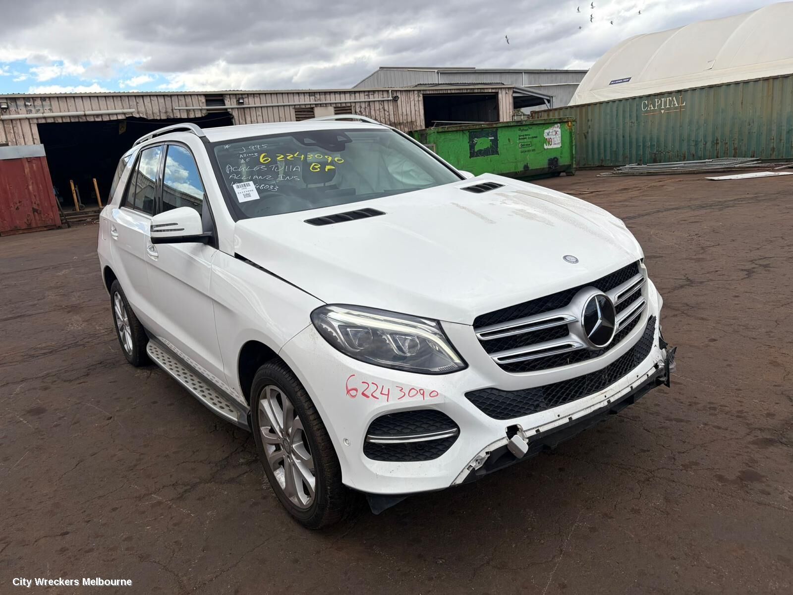 MERCEDES GLE CLASS 2015 Left Rear Wnd Reg/Motor