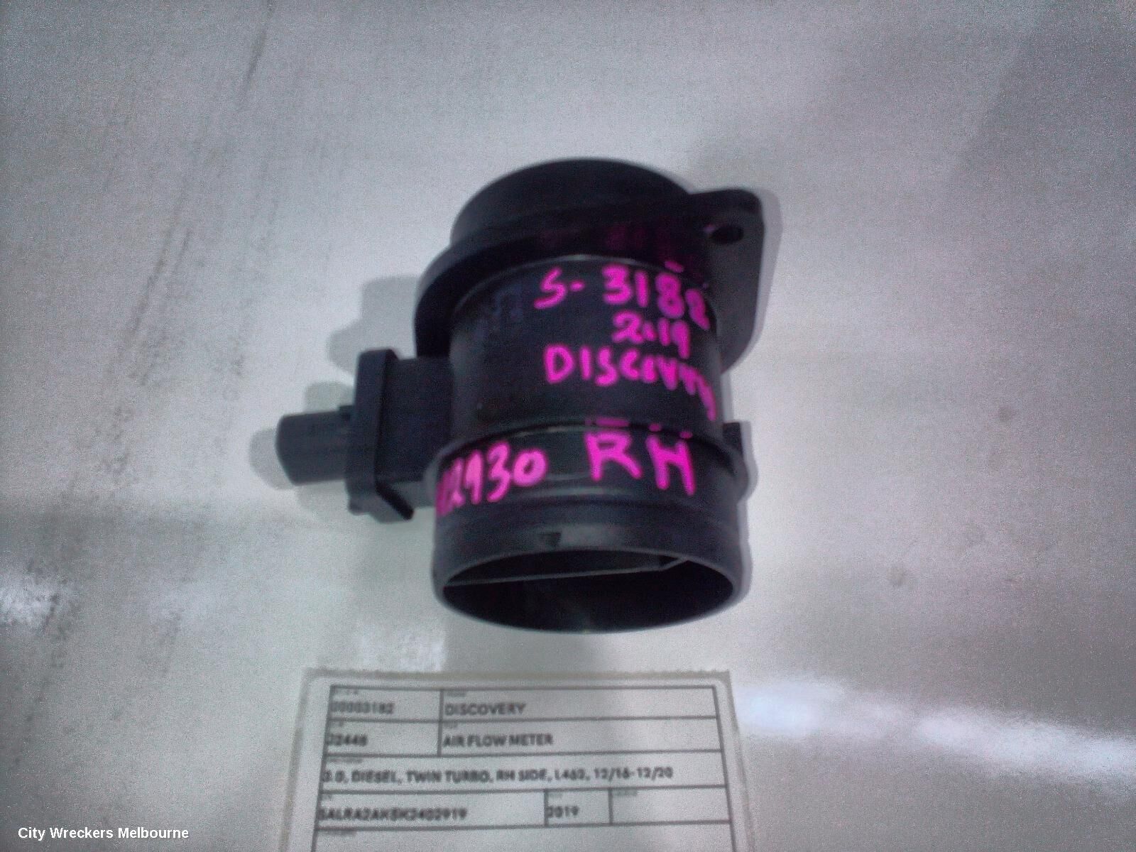 LAND ROVER DISCOVERY 2019 Air Flow Meter