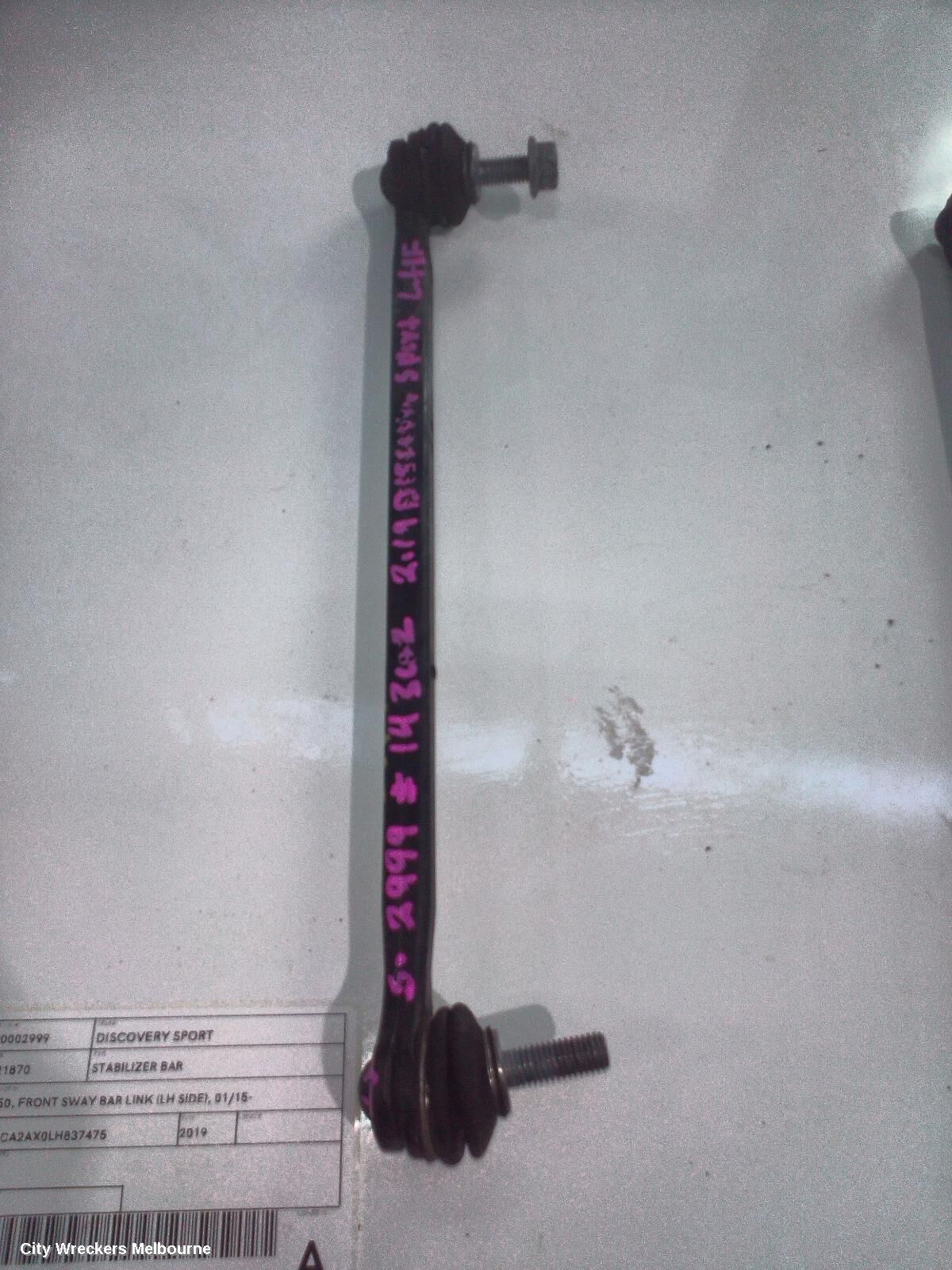 LAND ROVER DISCOVERY SPORT 2019 Stabiliser Bar