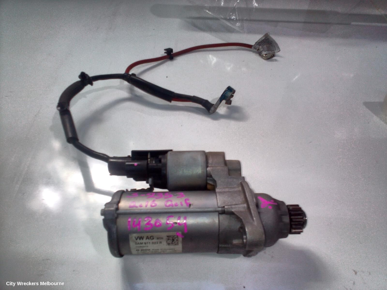 VOLKSWAGEN GOLF 2016 Starter