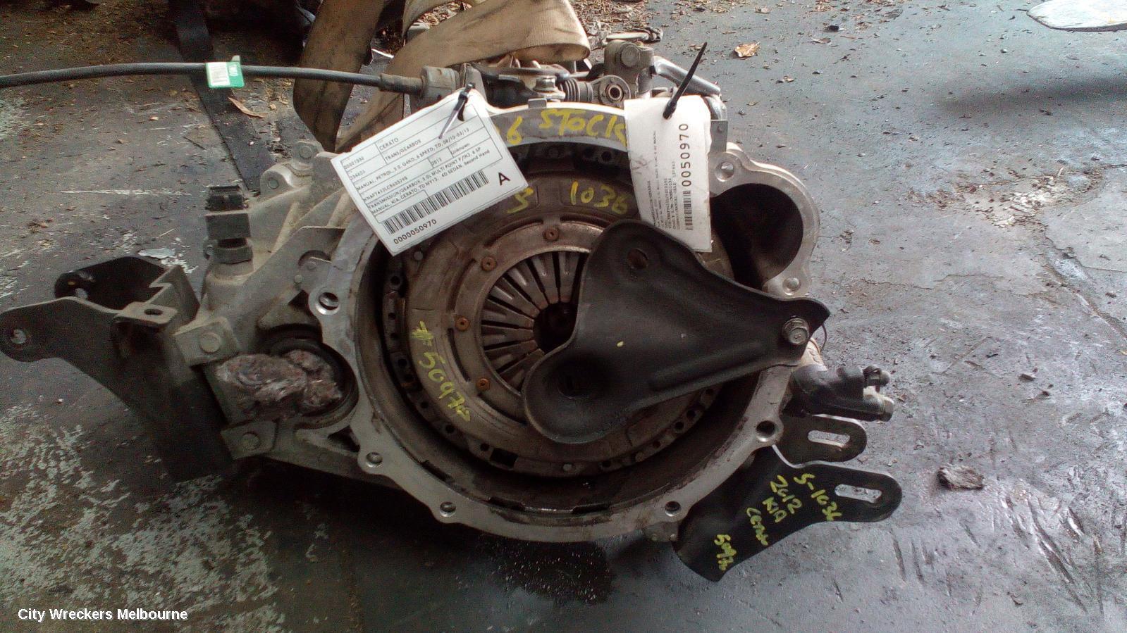 KIA CERATO 2012 Trans/Gearbox