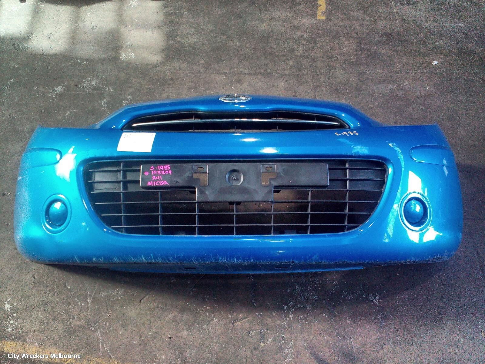 NISSAN MICRA 2011 Front Bumper