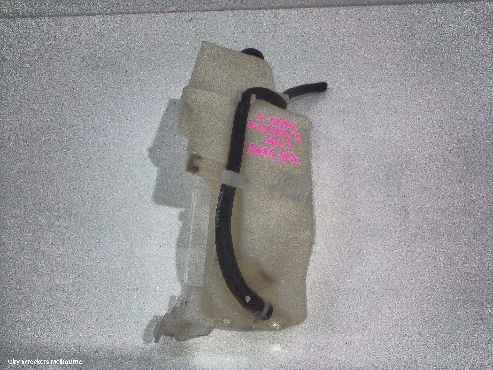 NISSAN MICRA 2011 Overflow Bottle