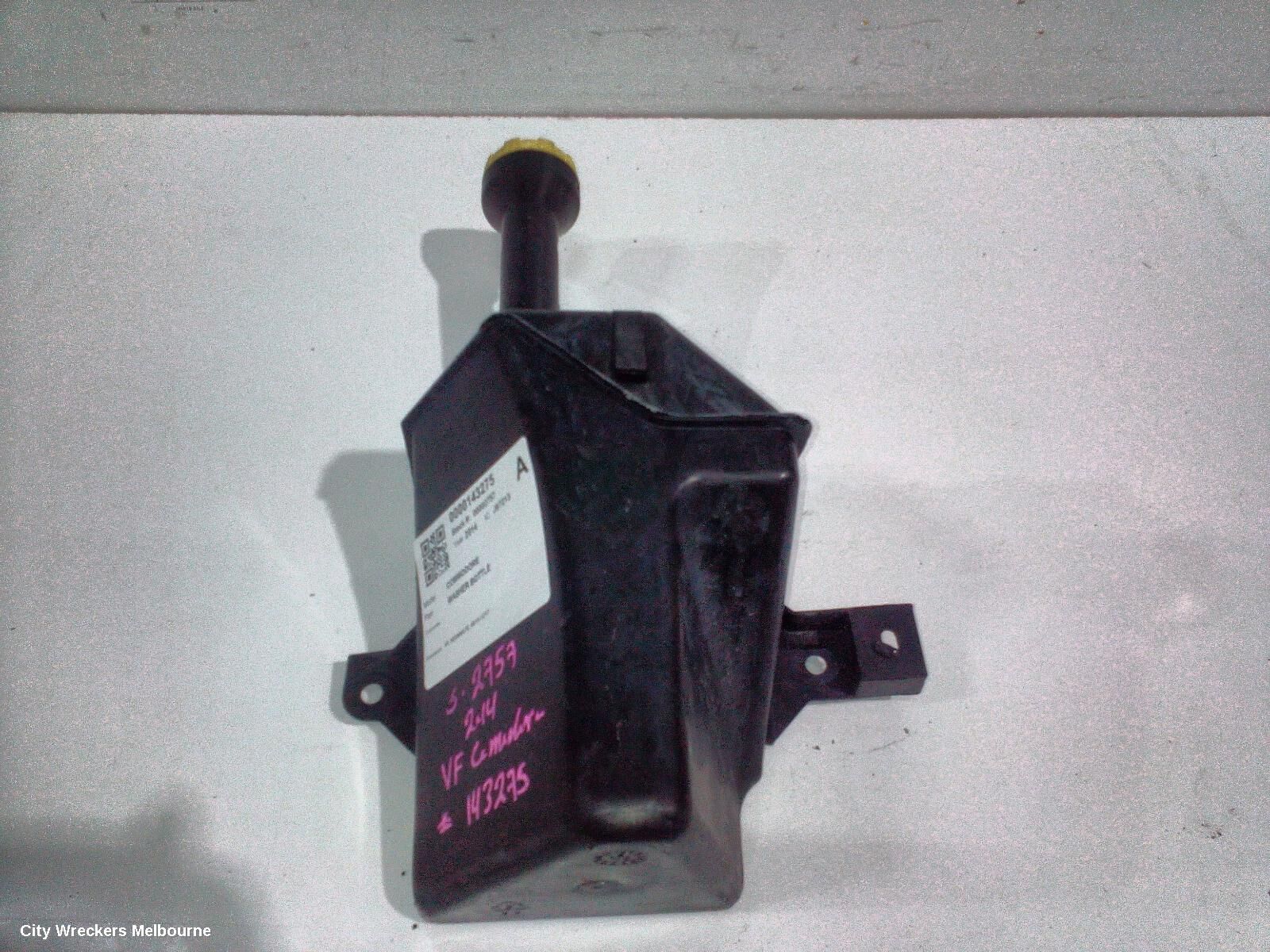 HOLDEN COMMODORE 2014 Overflow Bottle