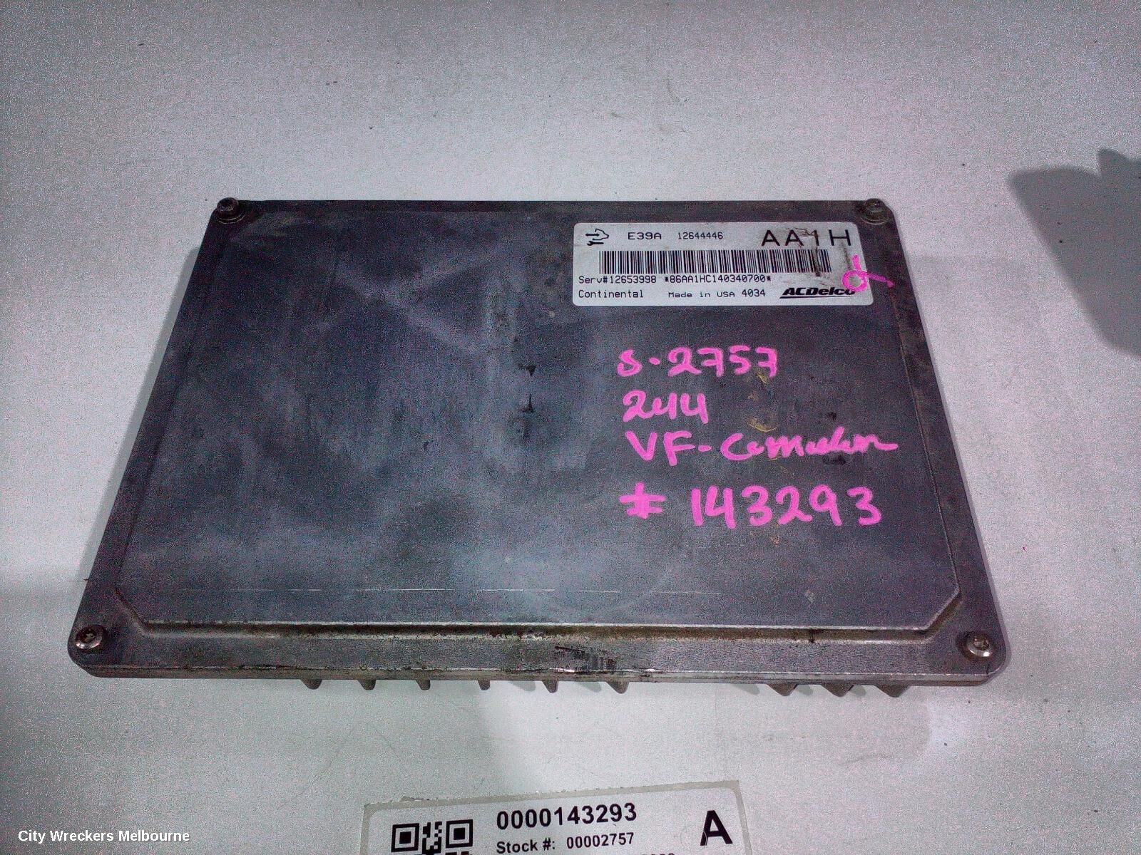 HOLDEN COMMODORE 2014 Ecu