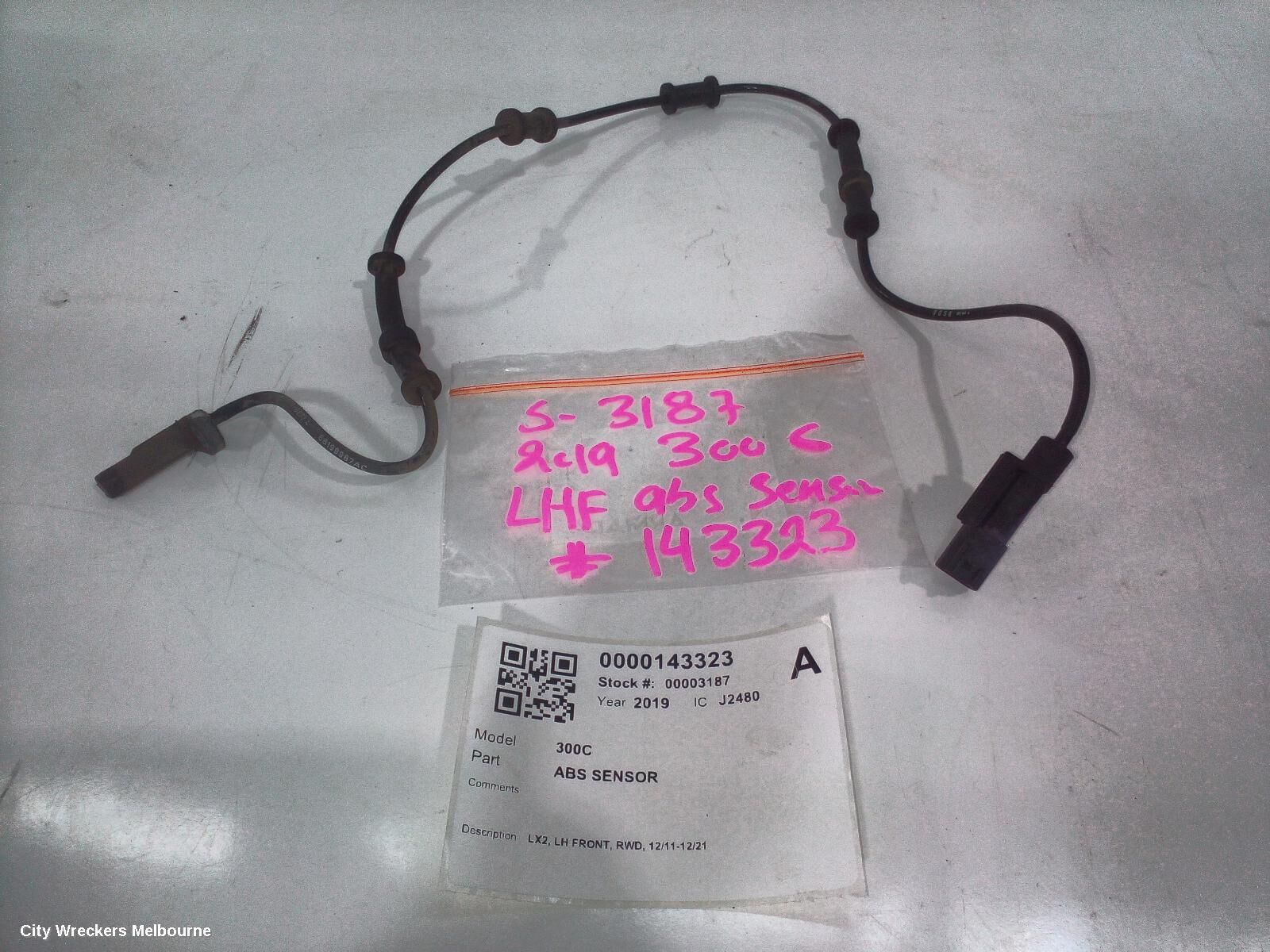 CHRYSLER 300C 2019 Abs Sensor