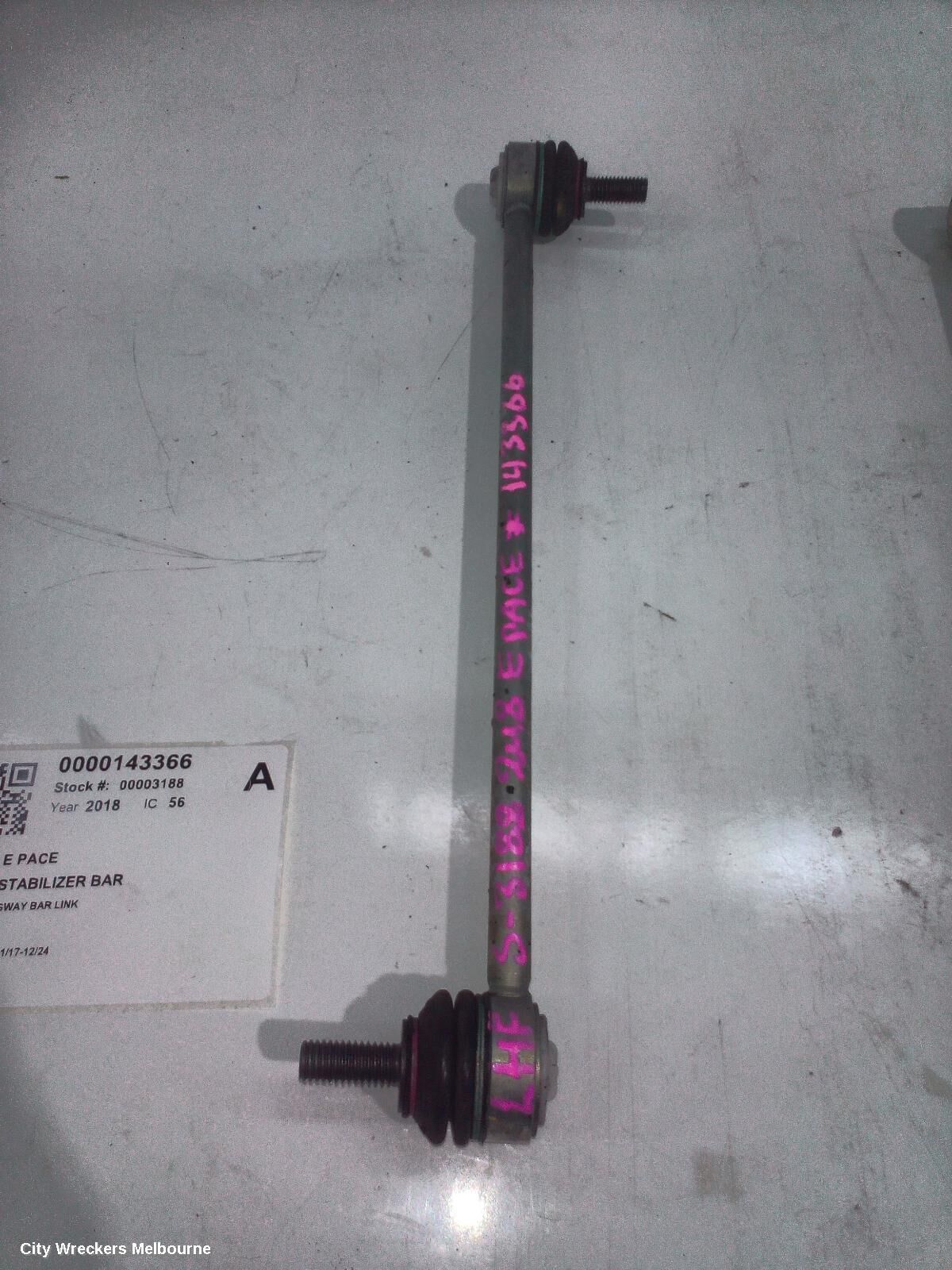 JAGUAR E PACE 2018 Stabiliser Bar