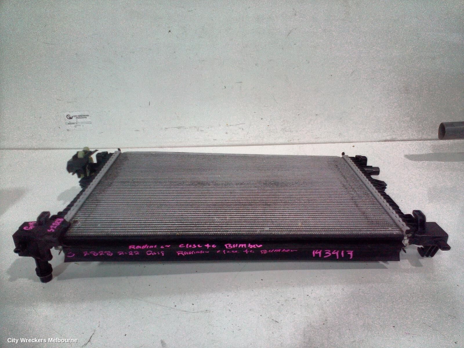 VOLKSWAGEN GOLF 2022 Radiator
