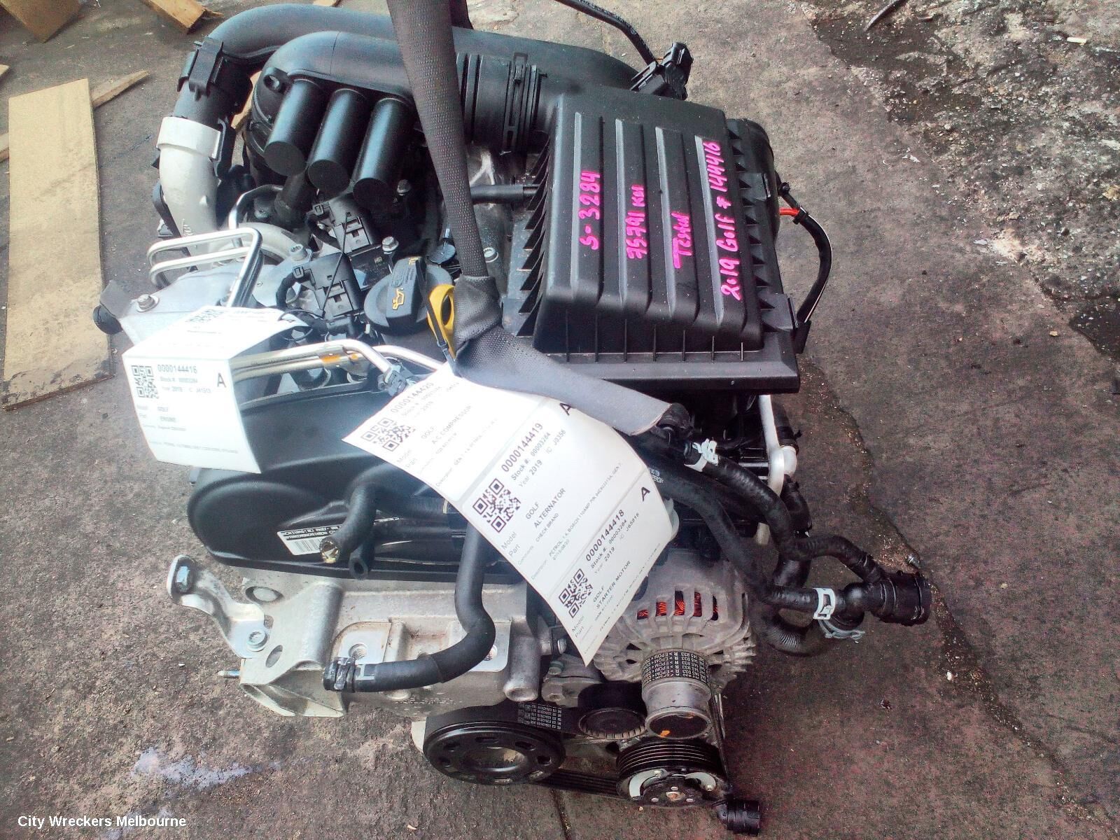 VOLKSWAGEN GOLF 2019 Engine