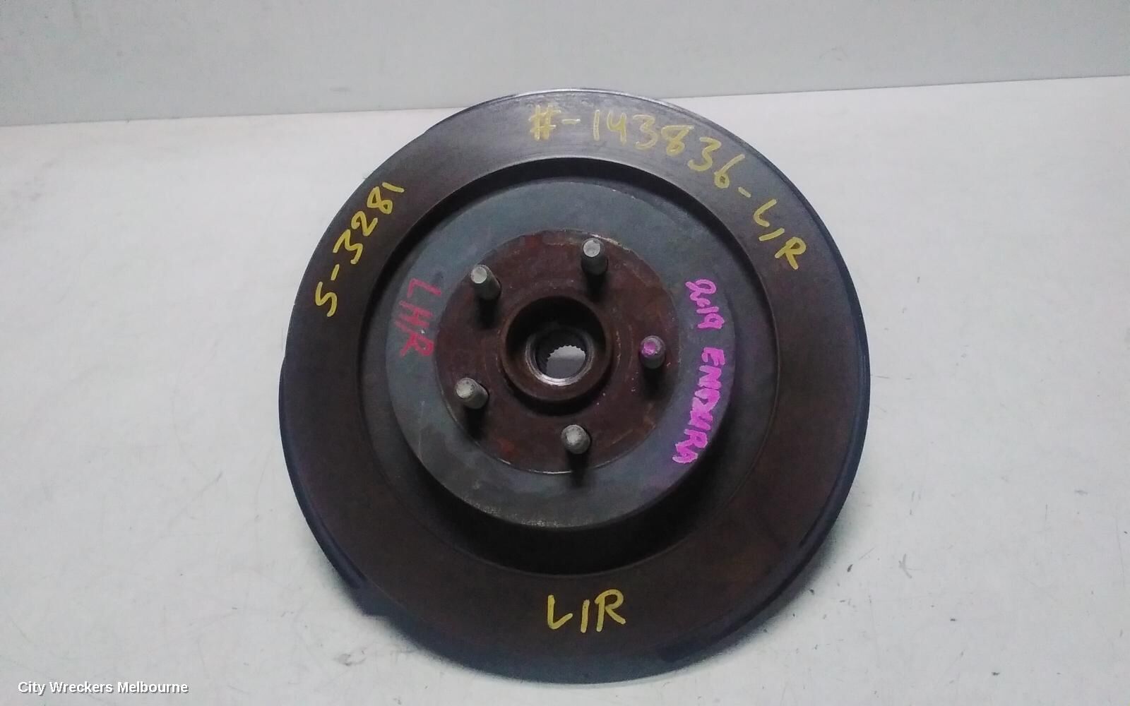 FORD ENDURA 2020 Left Rear Hub Assembly