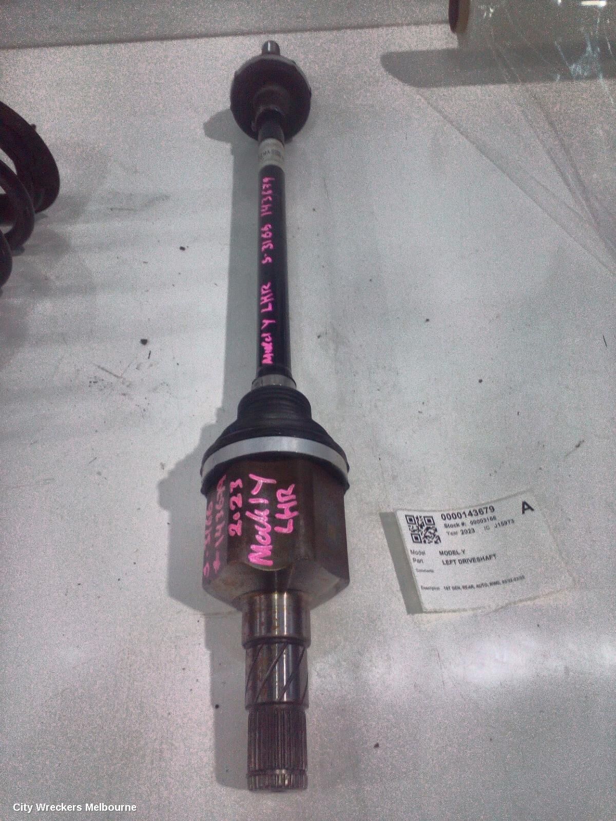 TESLA MODEL Y 2023 Left Driveshaft