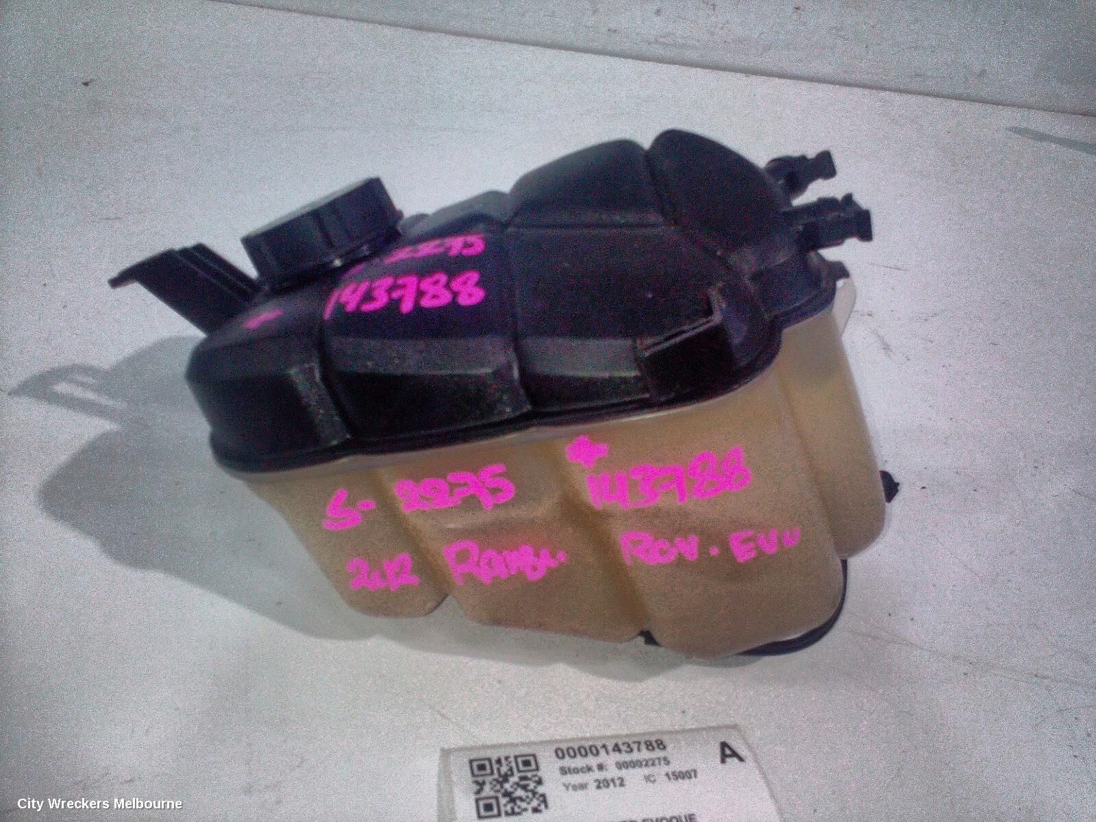 LAND ROVER RANGEROVER EVOQUE 2012 Overflow Bottle