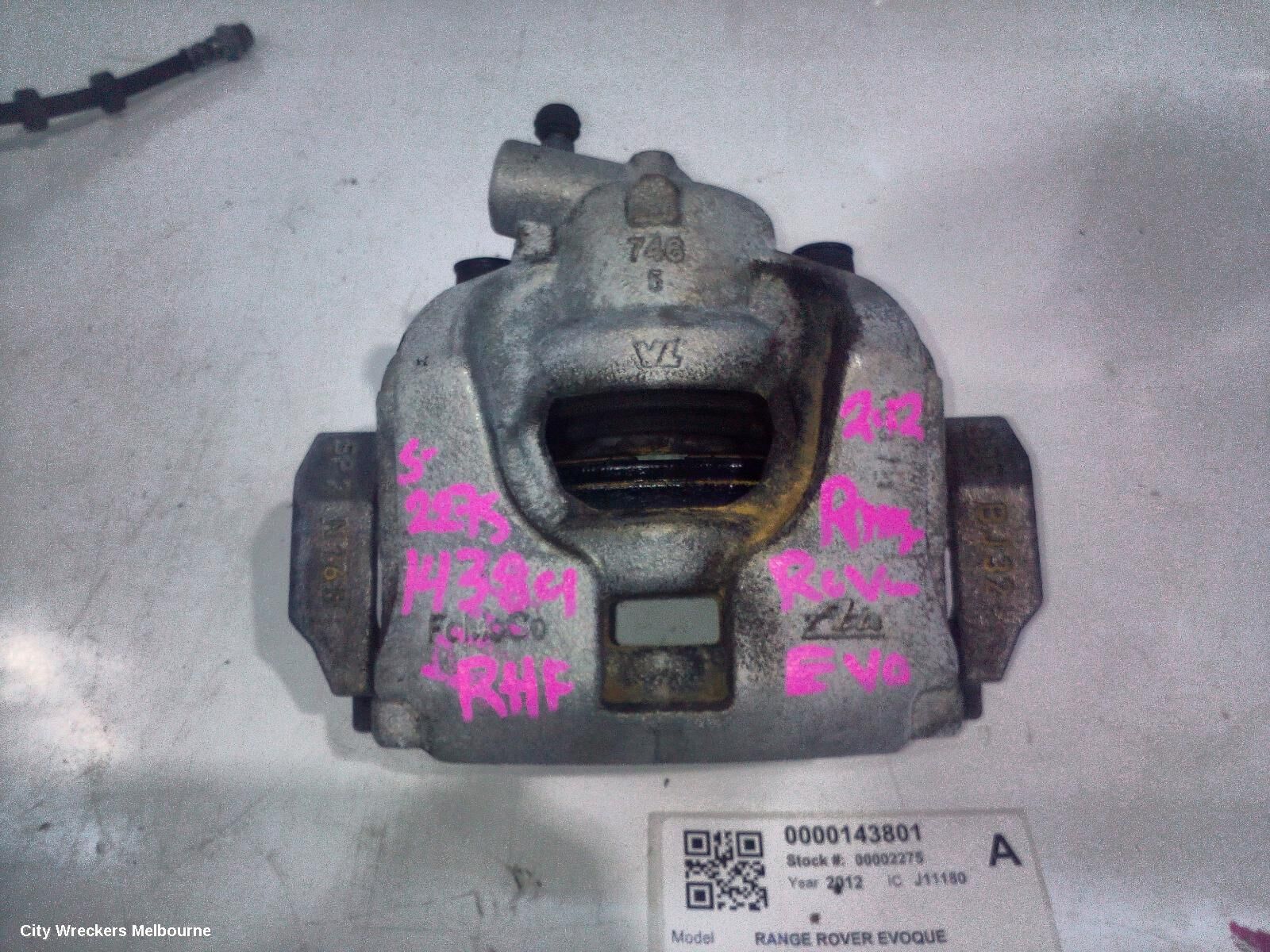 LAND ROVER RANGEROVER EVOQUE 2012 Caliper