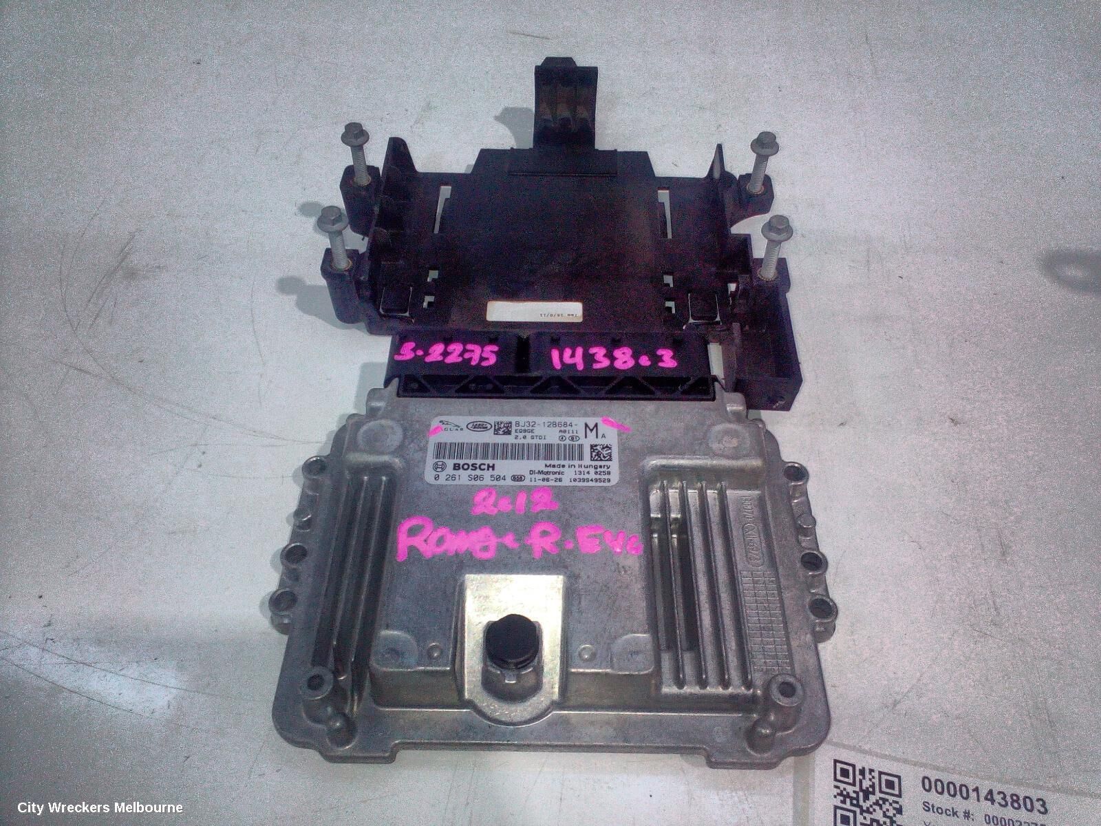LAND ROVER RANGEROVER EVOQUE 2012 Ecu