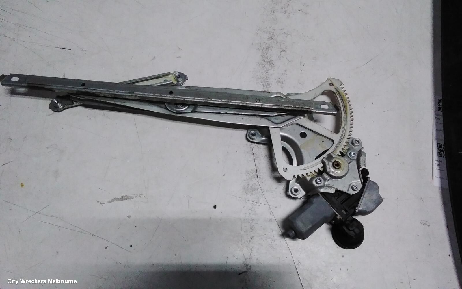LEXUS RX SERIES 2013 Left Rear Wnd Reg/Motor